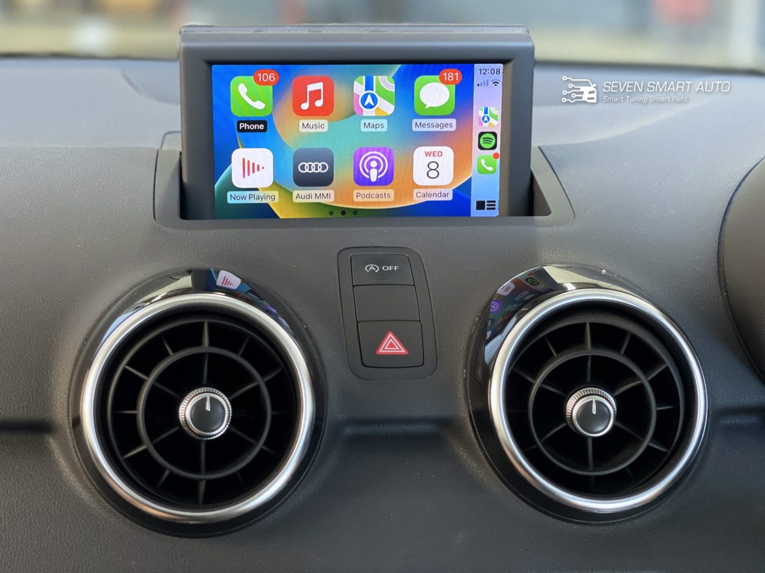Audi A1 Wireless CarPlay Unit Seven Smart Auto