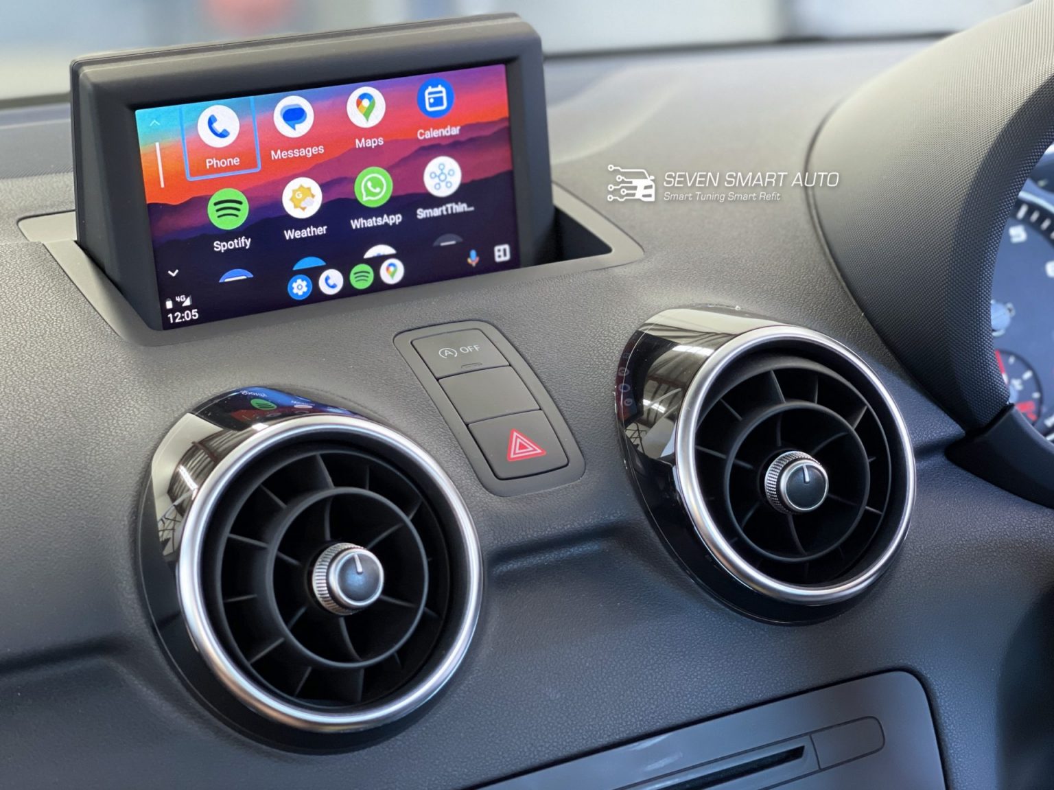 Audi A1 Wireless CarPlay Unit Seven Smart Auto