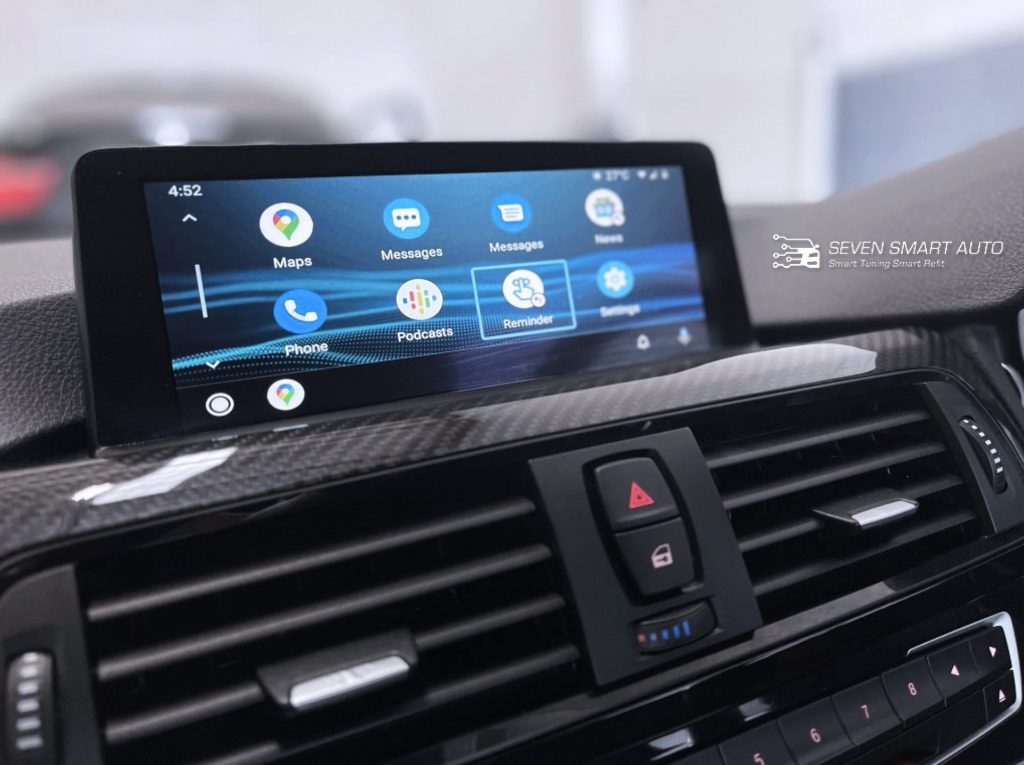 BMW 4 Series / M4 (F32/F33/F36/F82) Wireless CarPlay & Android Auto ...
