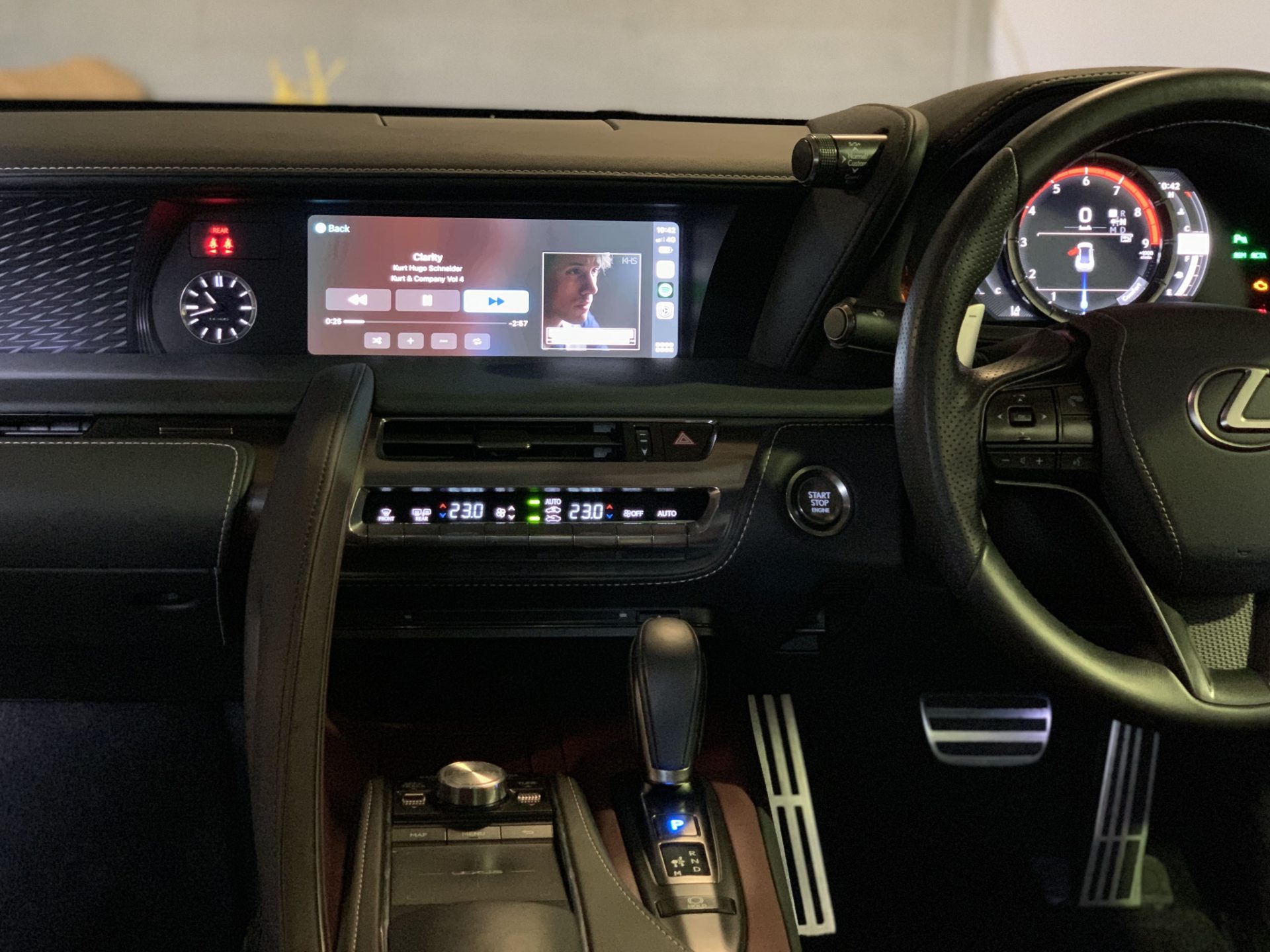 lexus lc carplay android auto