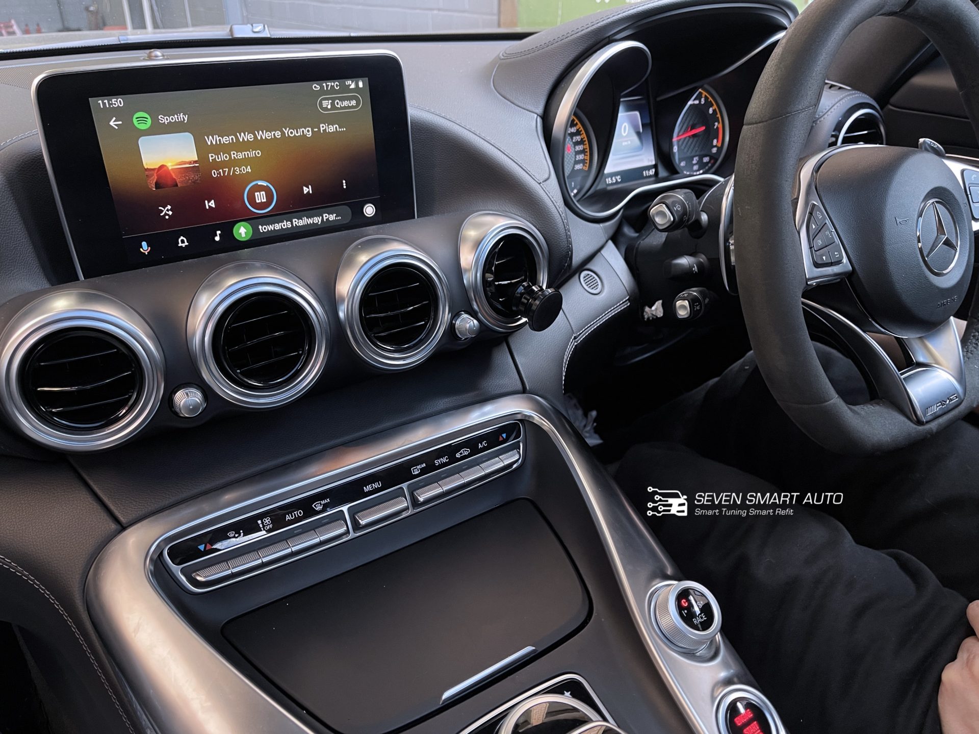 mercedes amg gt carplay android auto