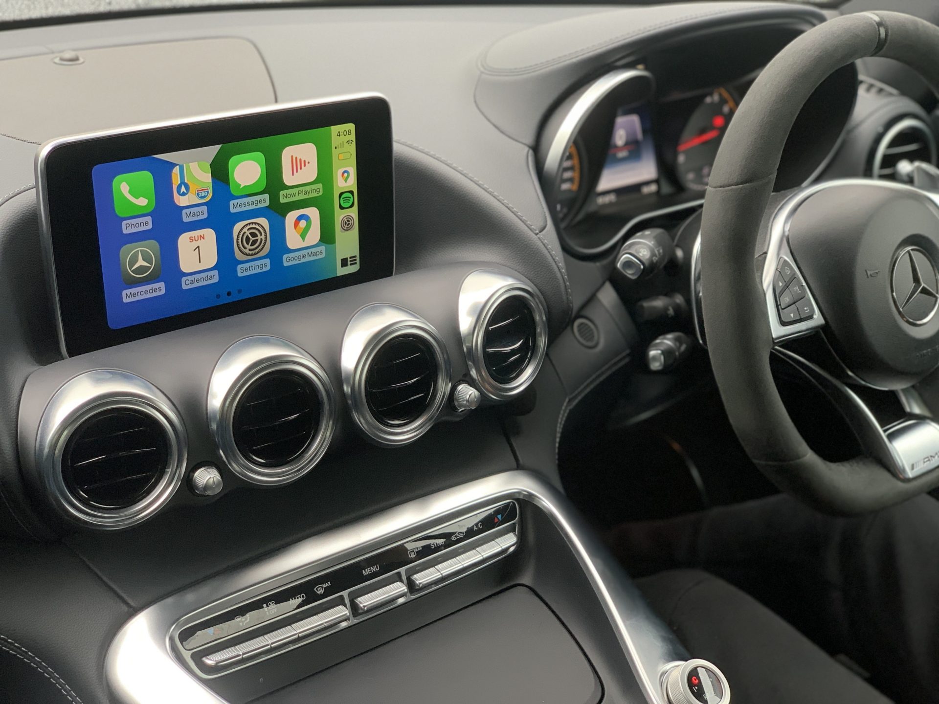 mercedes amg gt carplay android auto