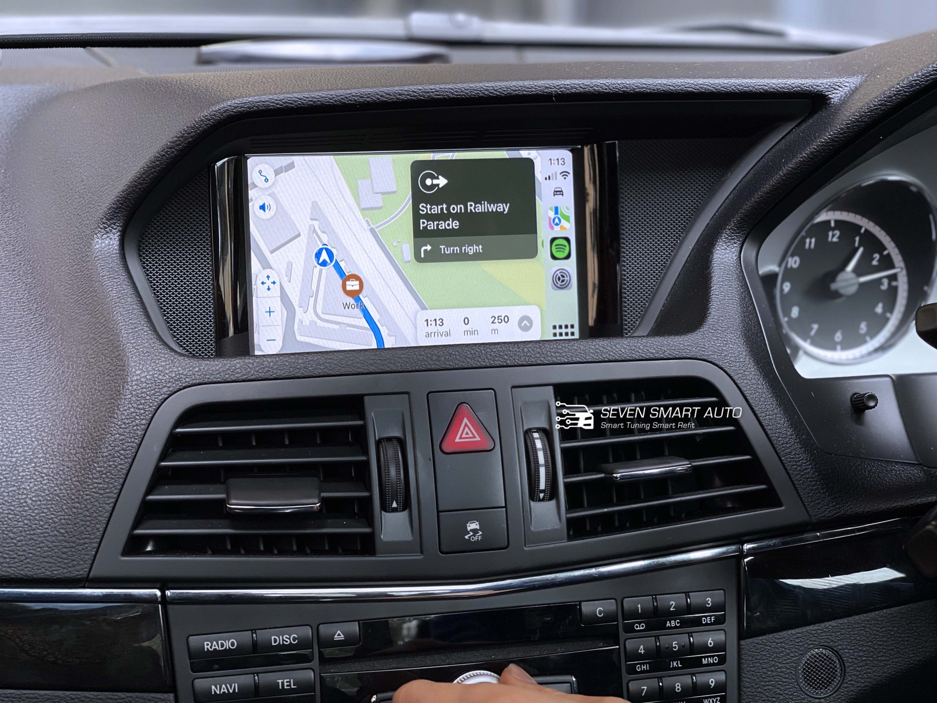 mercedes e w212 12-15 carplay android auto