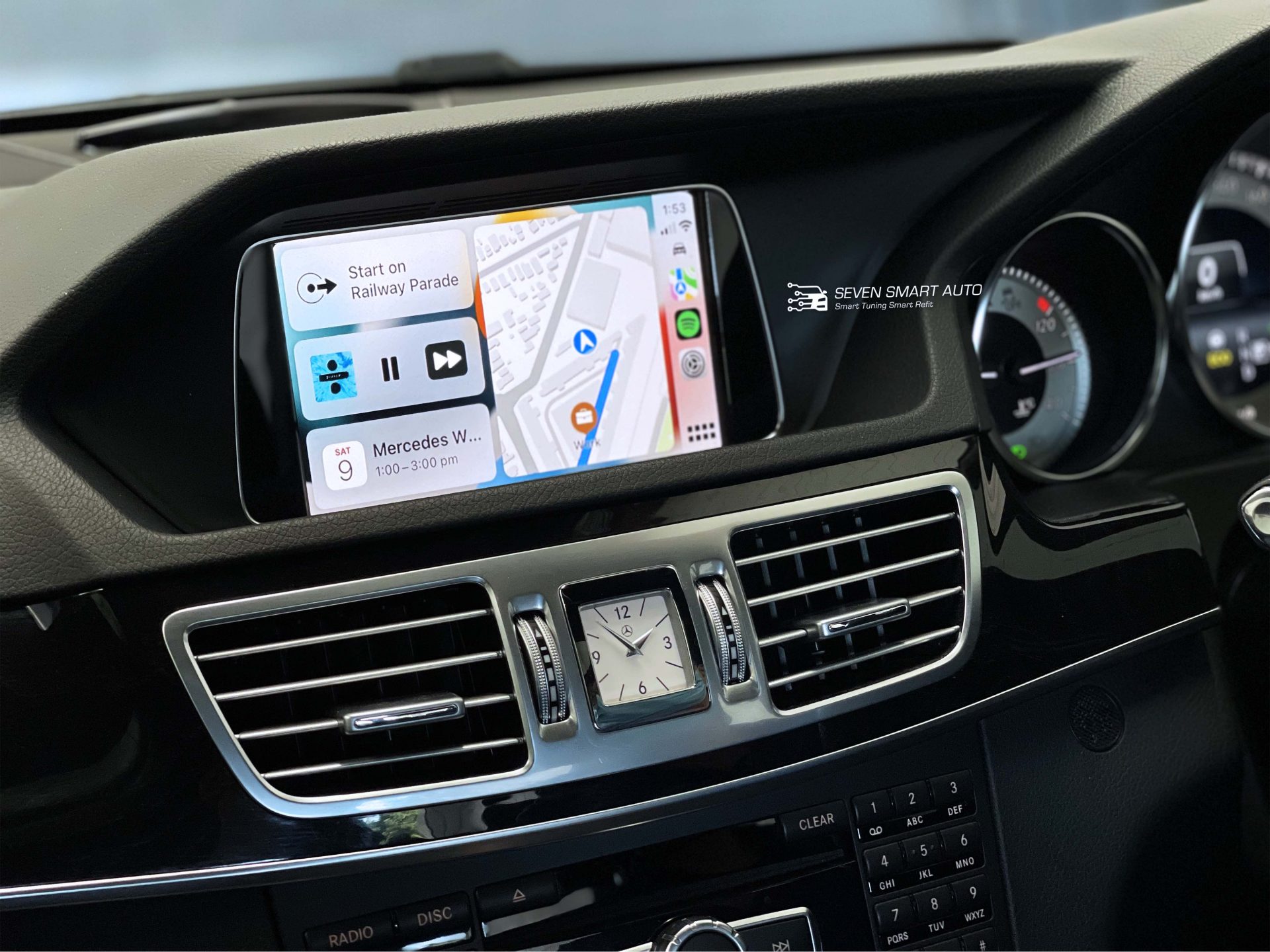 mercedes e w212 12-15 carplay android auto