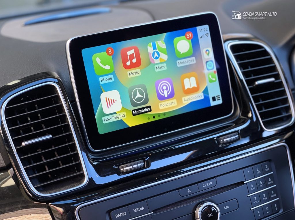 Mercedes GLE Class W166 16 19 Wireless CarPlay Android Auto Interface 