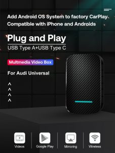 Universal Multimedia Smart Android Box for Vehicles with OEM Factory CarPlay_1