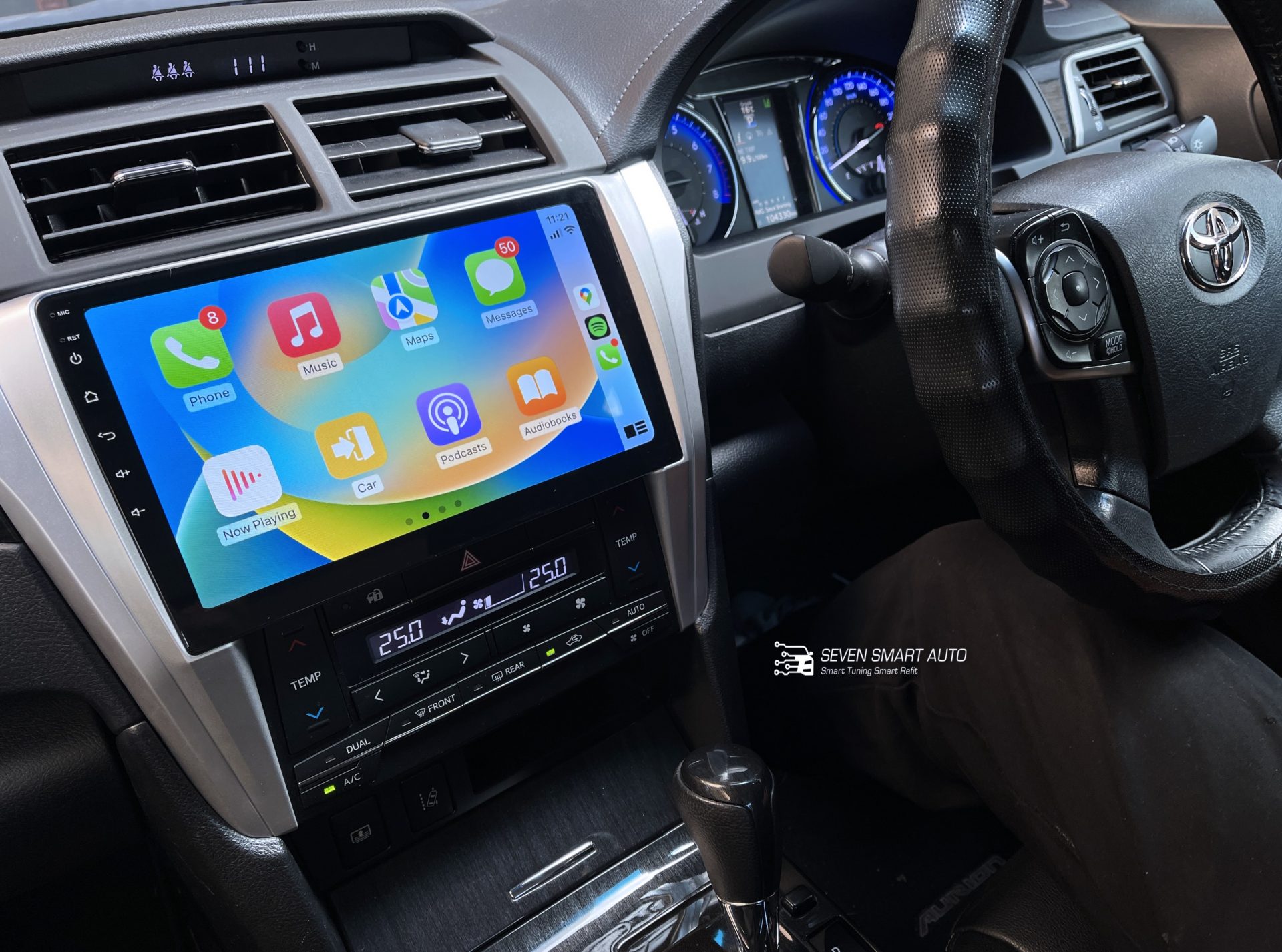 toyota aurion 15-17 carplay android auto
