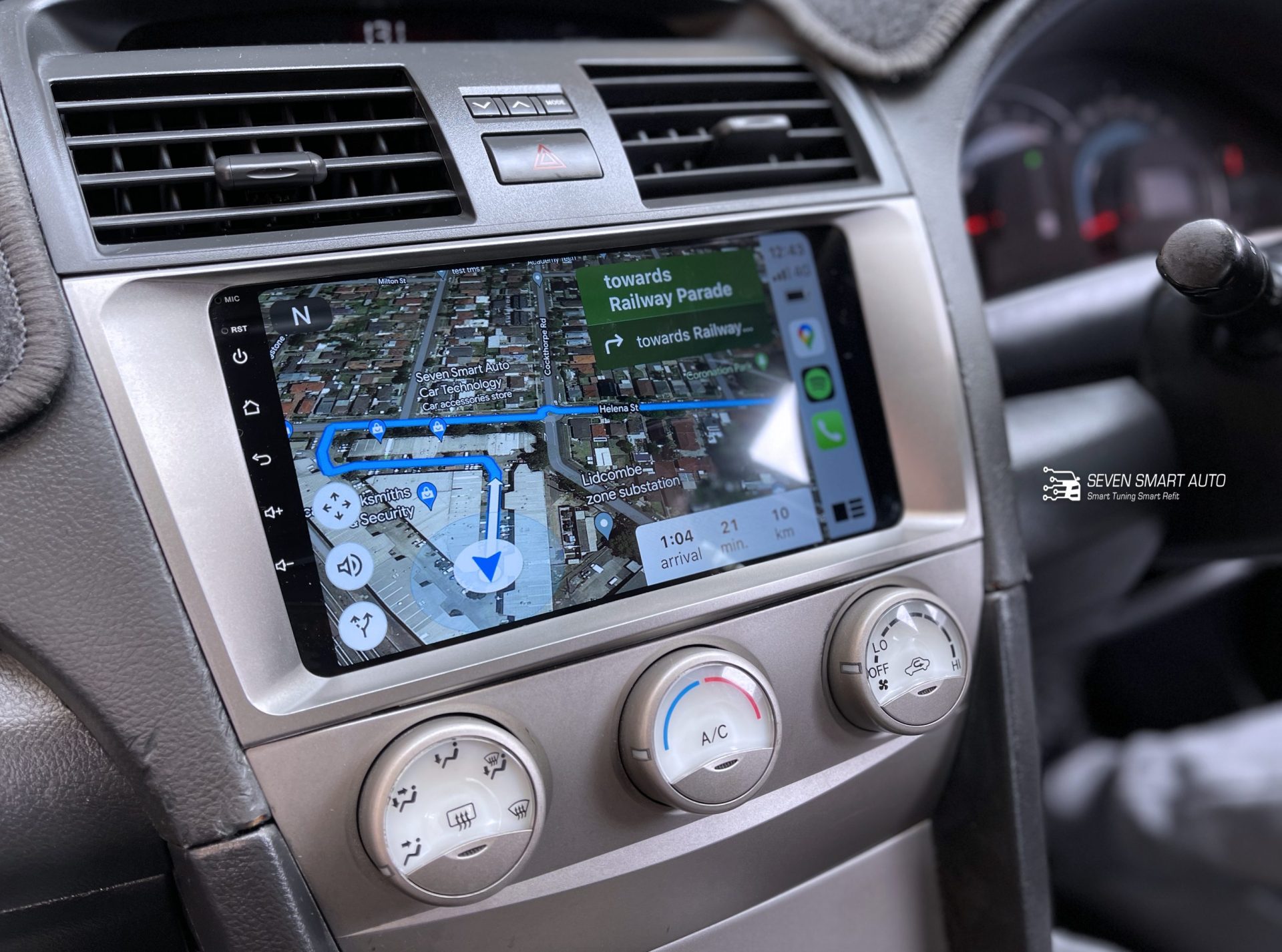 toyota camry aurion 06-11 carplay android auto