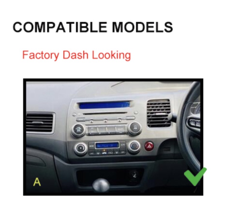 honda civic 06-11 carplay android auto