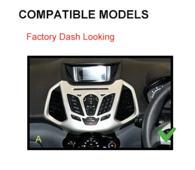 ford ecosport 13-17 carplay android auto