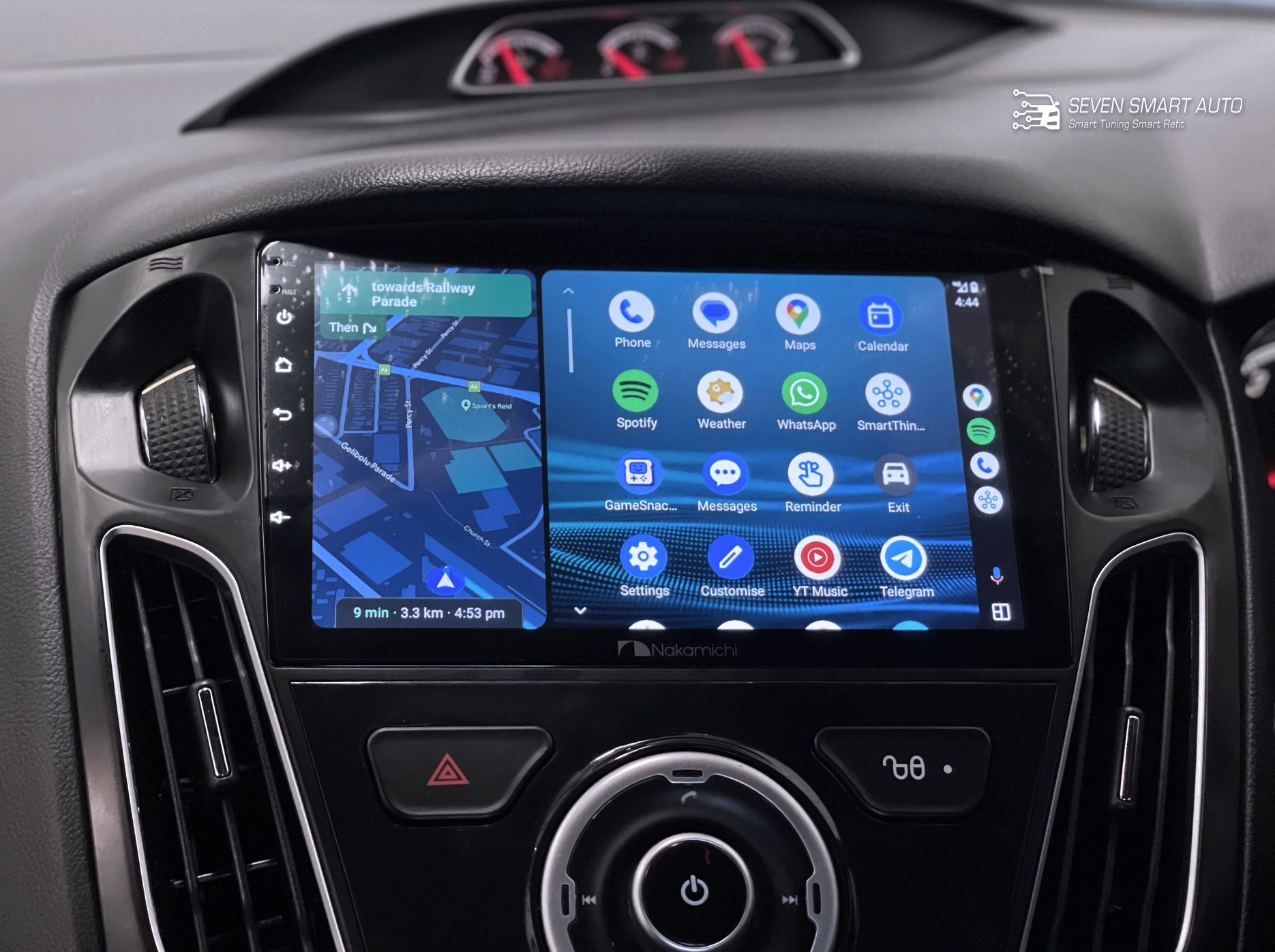 Nakamichi Ford Focus 12-17 carplay android auto