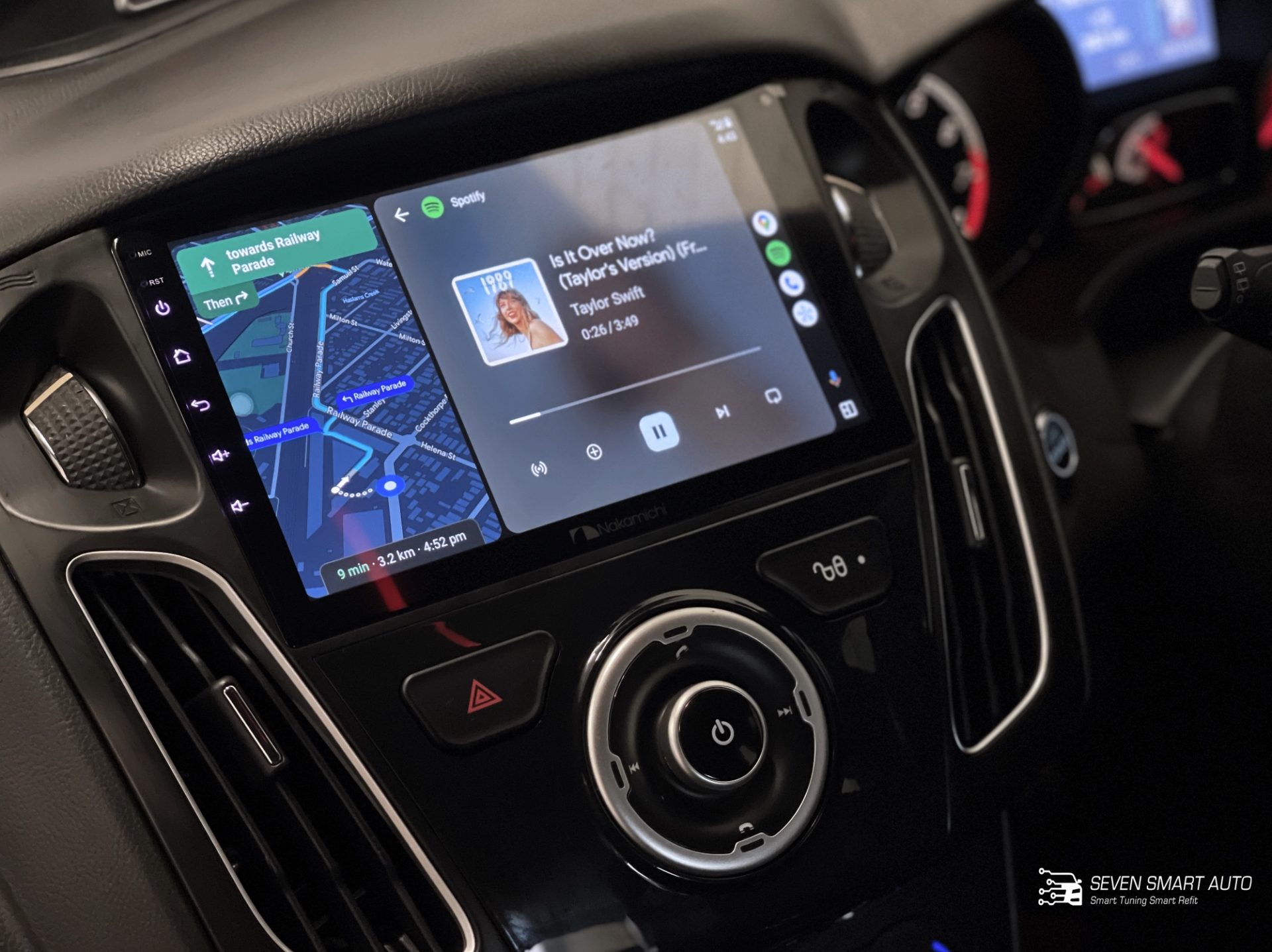 Nakamichi Ford Focus 12-17 carplay android auto