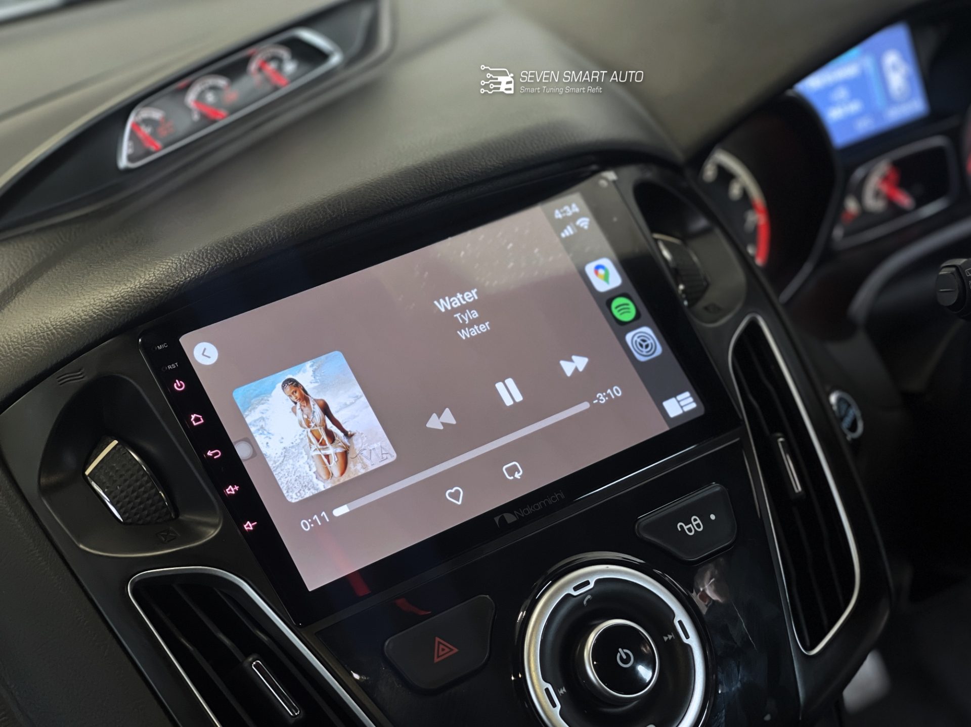 Nakamichi Ford Focus 12-17 carplay android auto