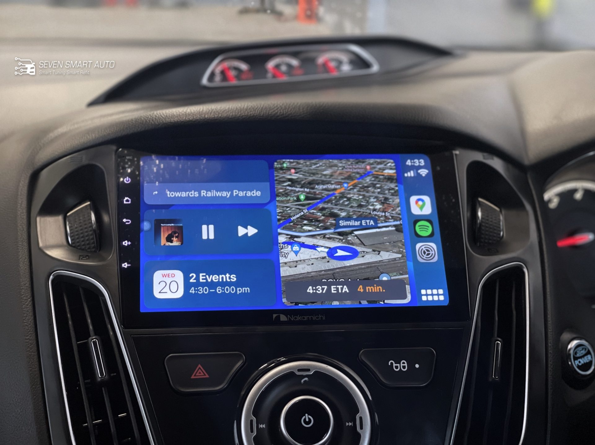 Nakamichi Ford Focus 12-17 carplay android auto