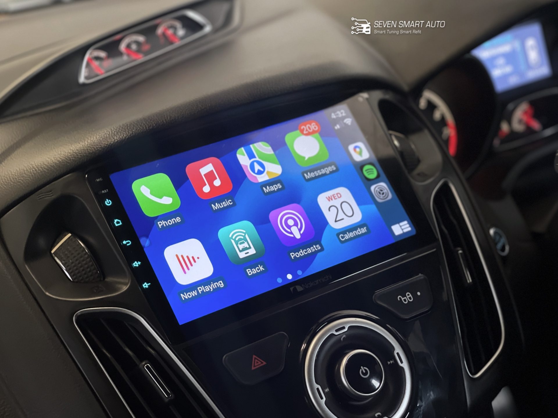 Nakamichi Ford Focus 12-17 carplay android auto