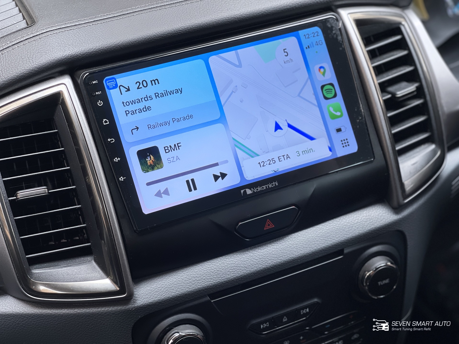 ford ranger 15+ carplay android auto navigation