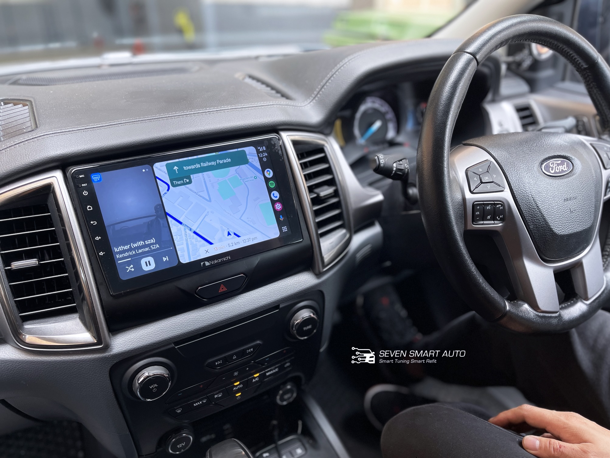 ford ranger 15+ carplay android auto navigation