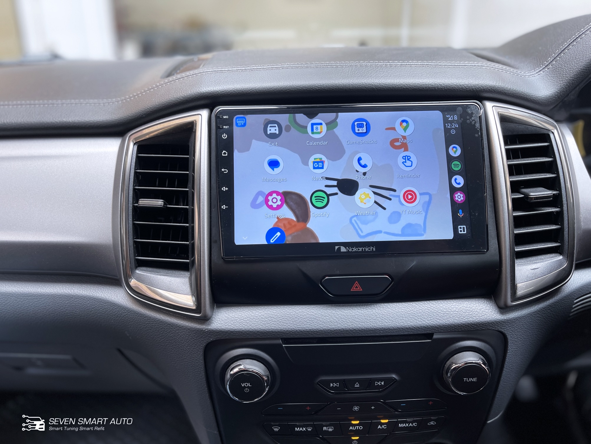 ford ranger 15+ carplay android auto navigation
