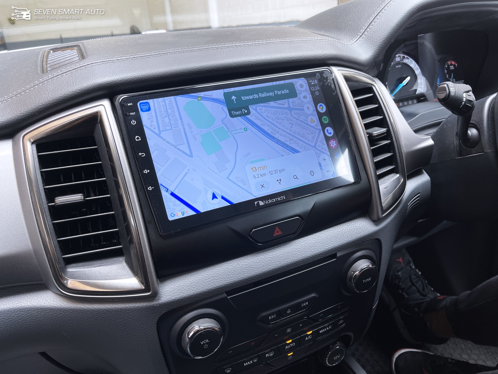 ford ranger 15+ carplay android auto navigation
