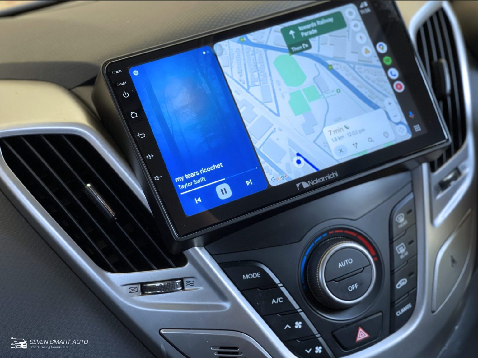 Nakamichi Hyundai Veloster 11-17 CarPlay Android Auto Infotainment ...