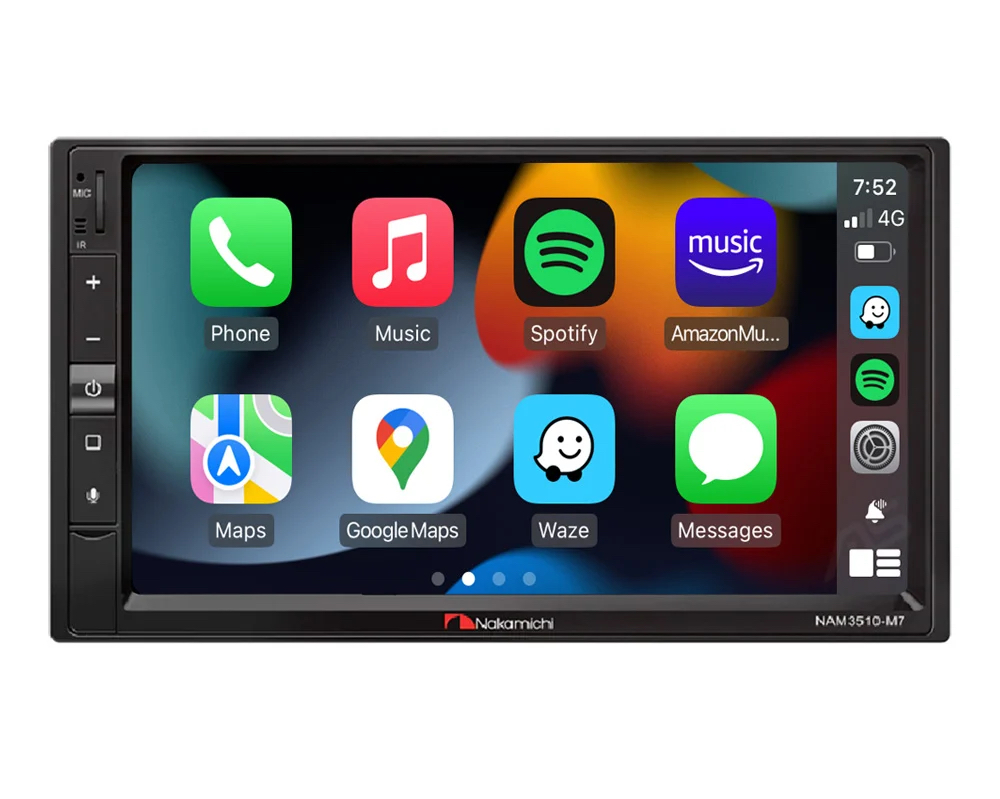 Nakamichi NAM3510-M7 7" Media Receiver with Apple Carplay and Android ...
