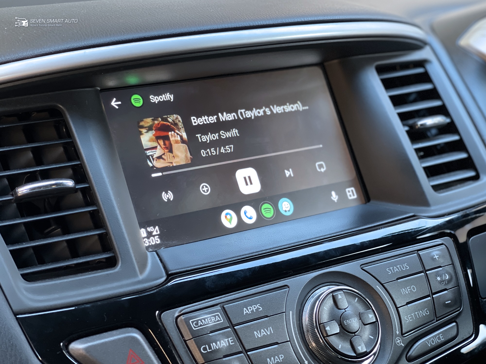 Nissan Pathfinder 17-19 carplay android auto-7