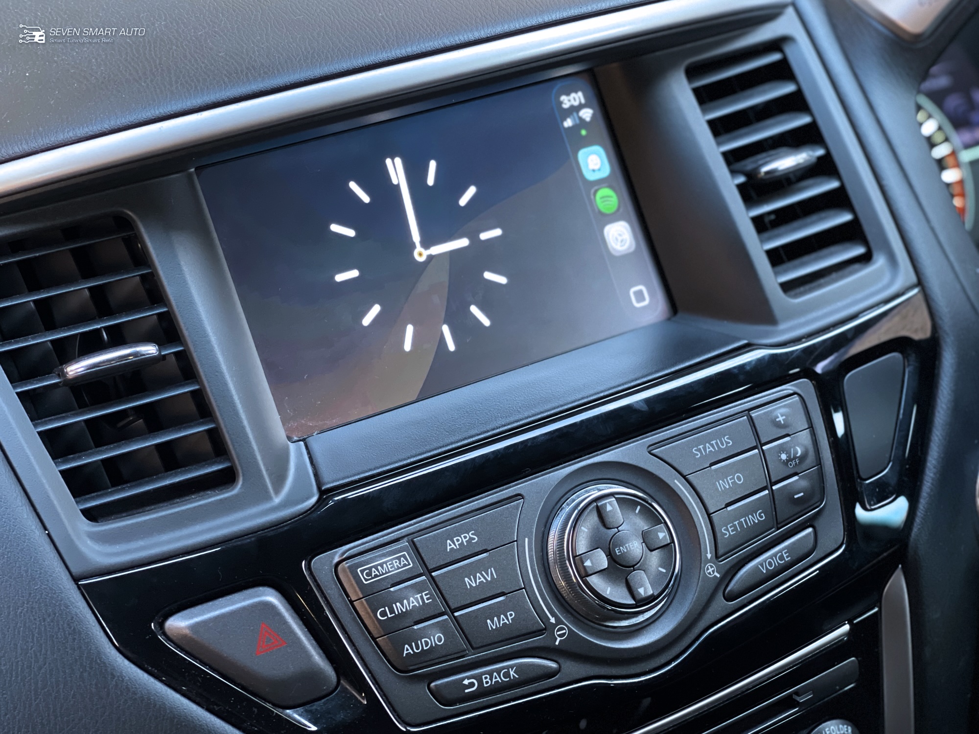 Nissan Pathfinder 17-19 carplay android auto-7