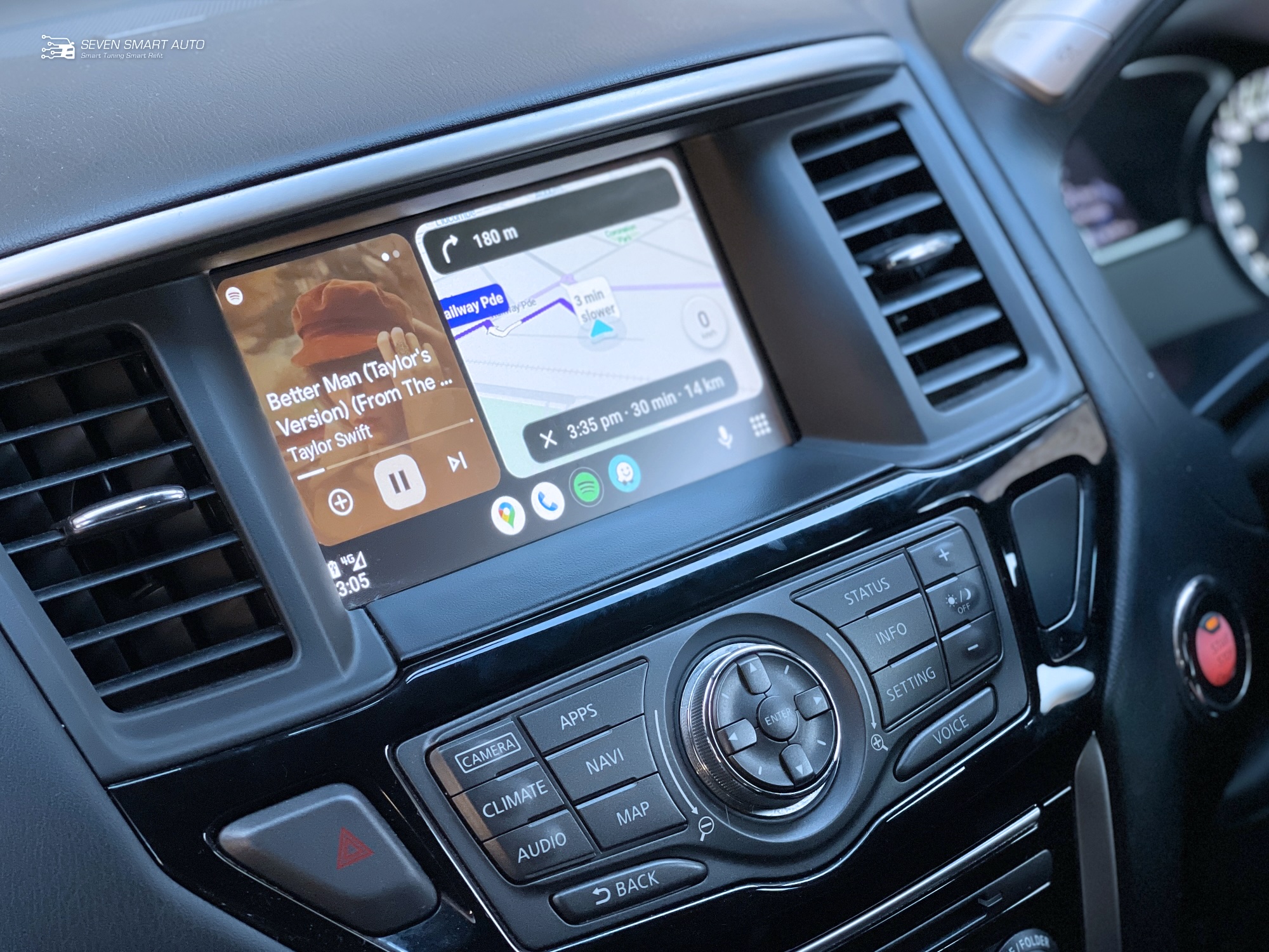 Nissan Pathfinder 17-19 carplay android auto-7