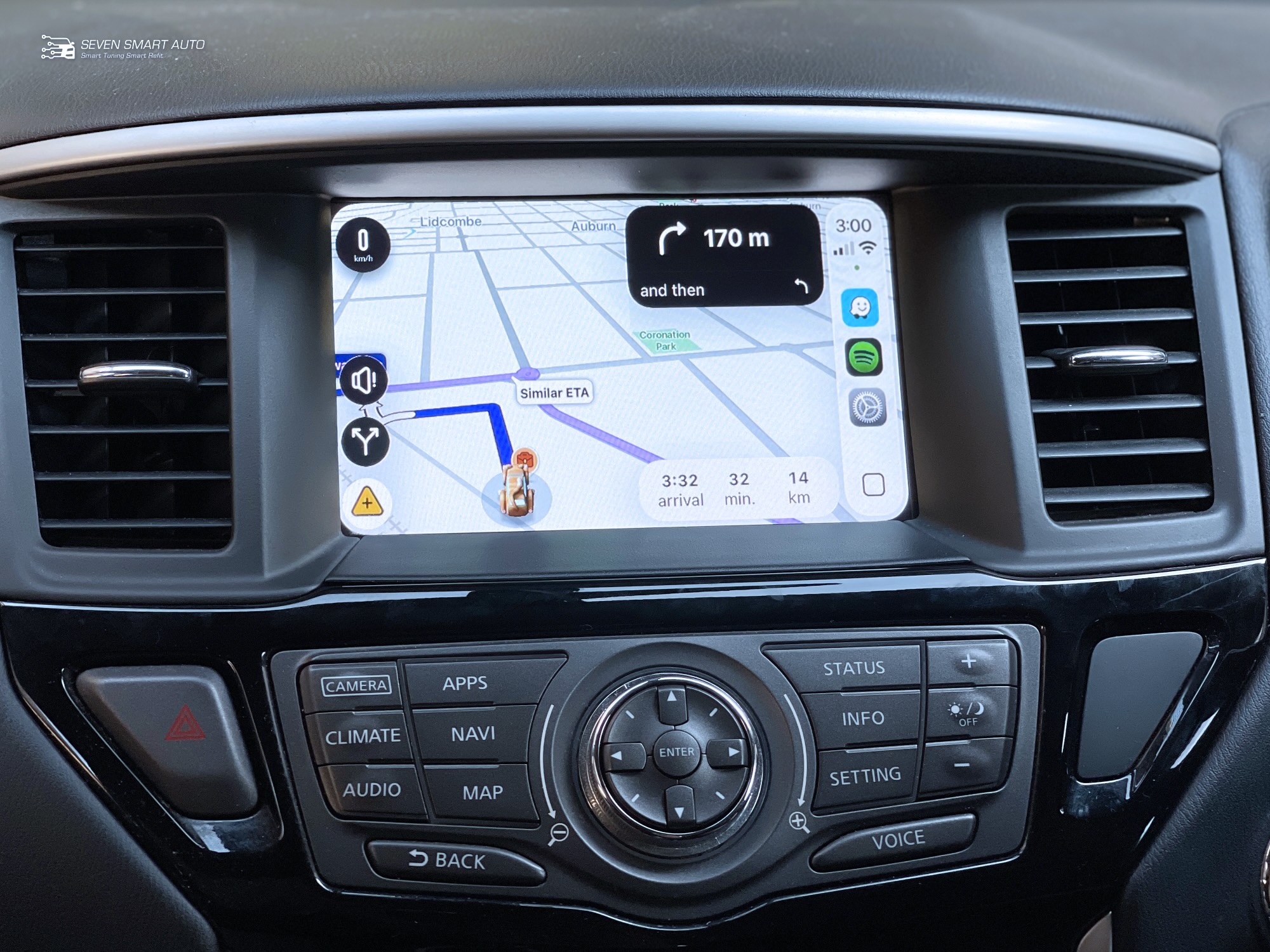 Nissan Pathfinder 17-19 carplay android auto-9