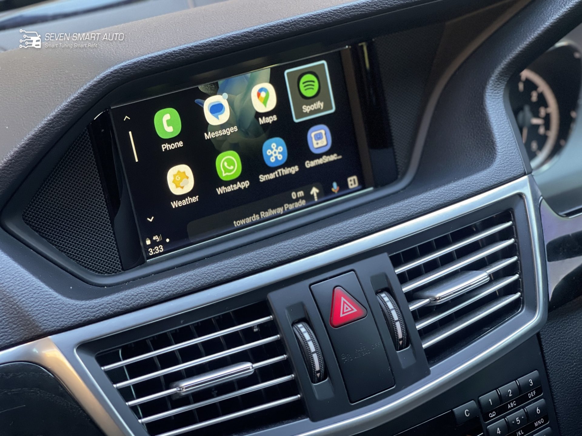 mercedes e w212 08-11 7 inch carplay android auto