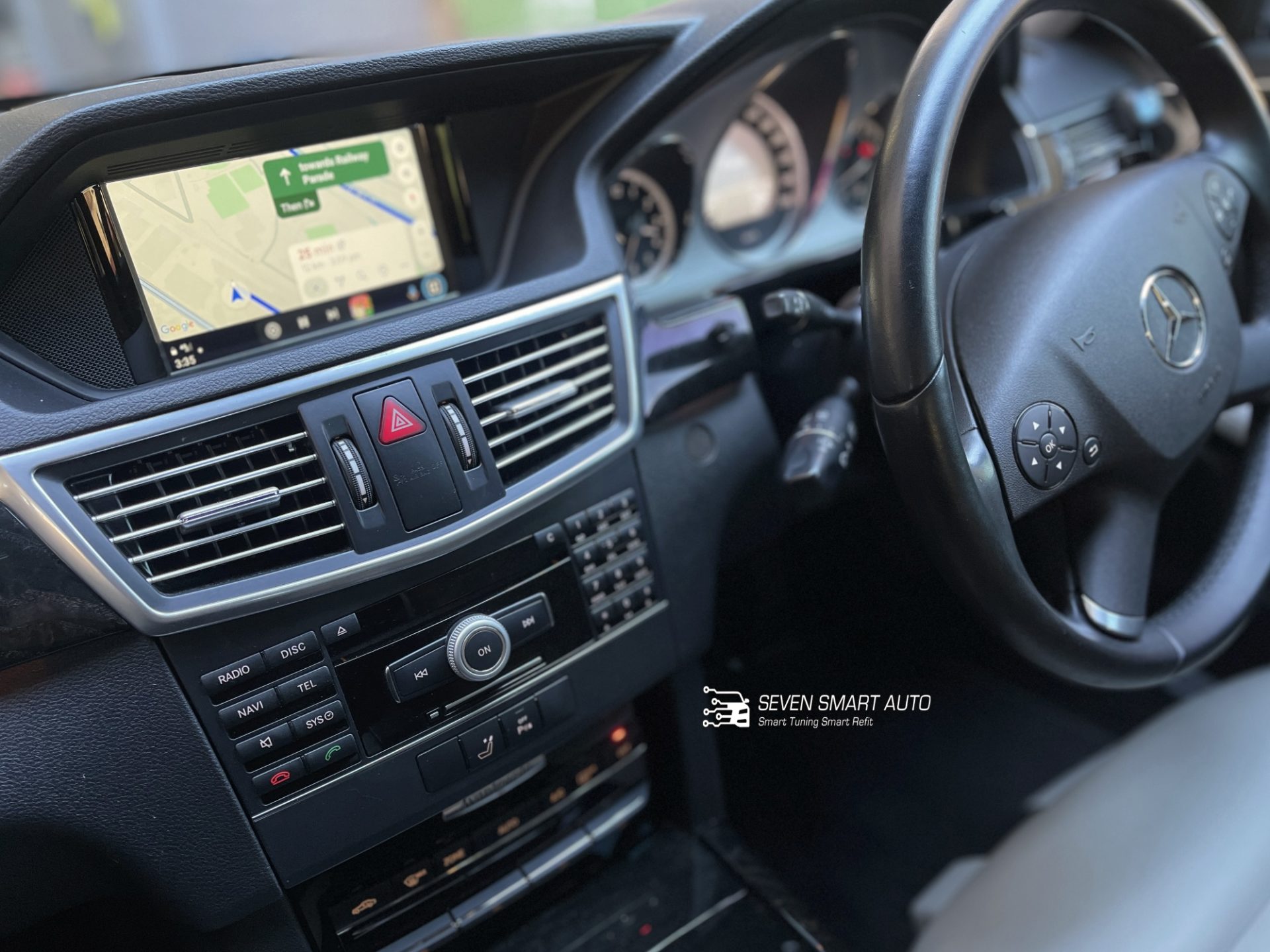 mercedes e w212 08-11 7 inch carplay android auto