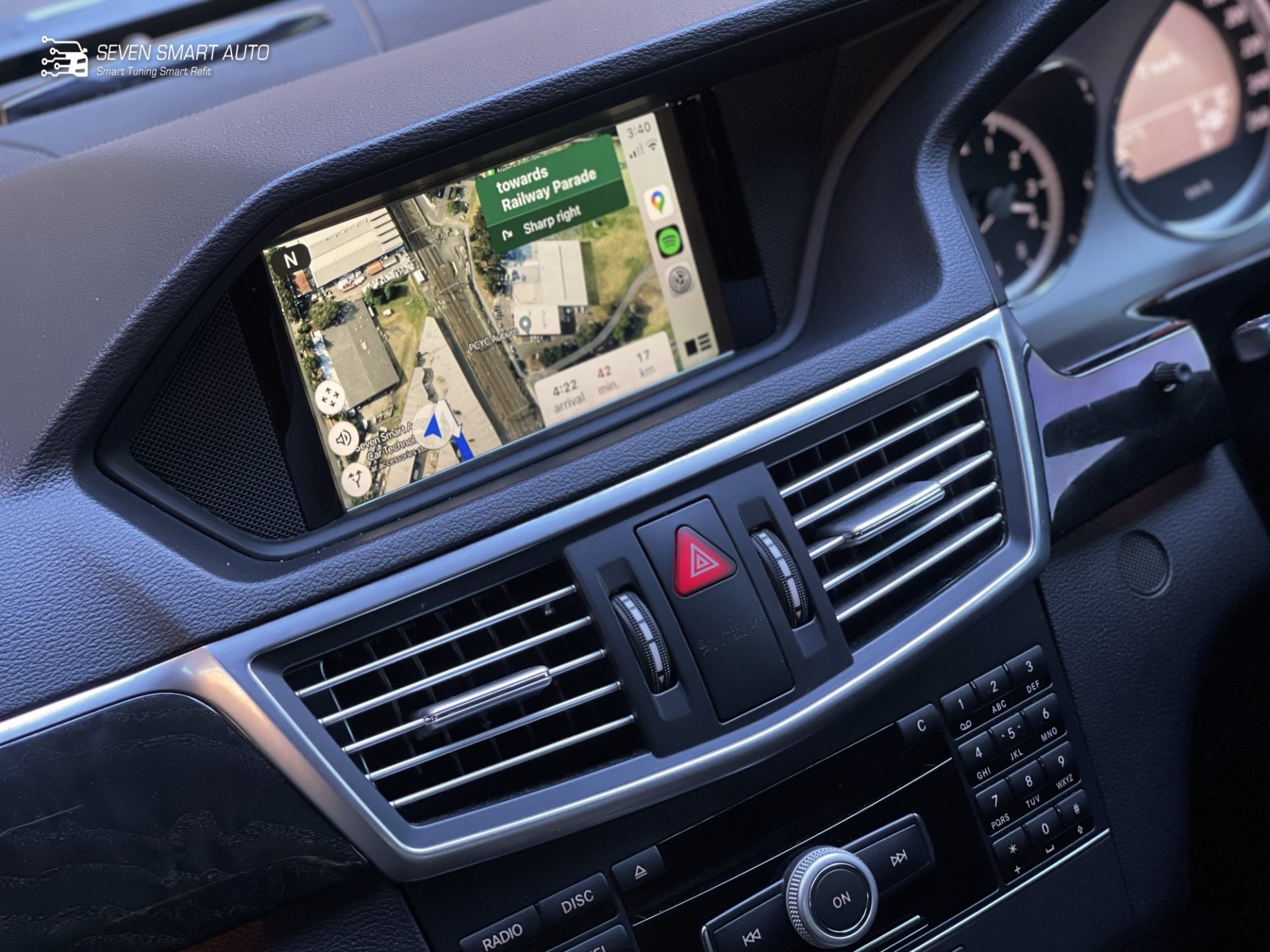 mercedes e w212 08-11 7 inch carplay android auto