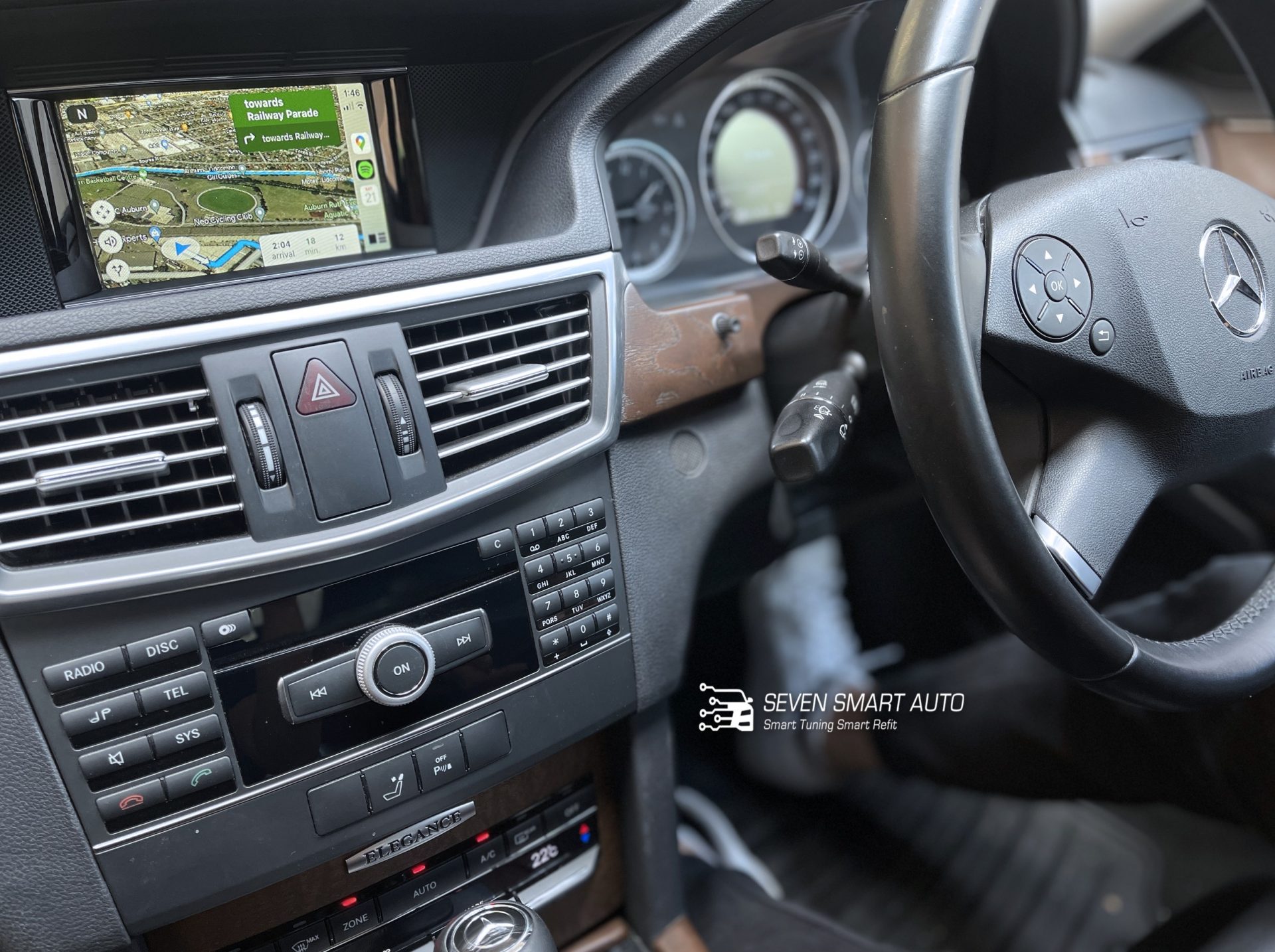 mercedes e w212 08-12 carplay android auto