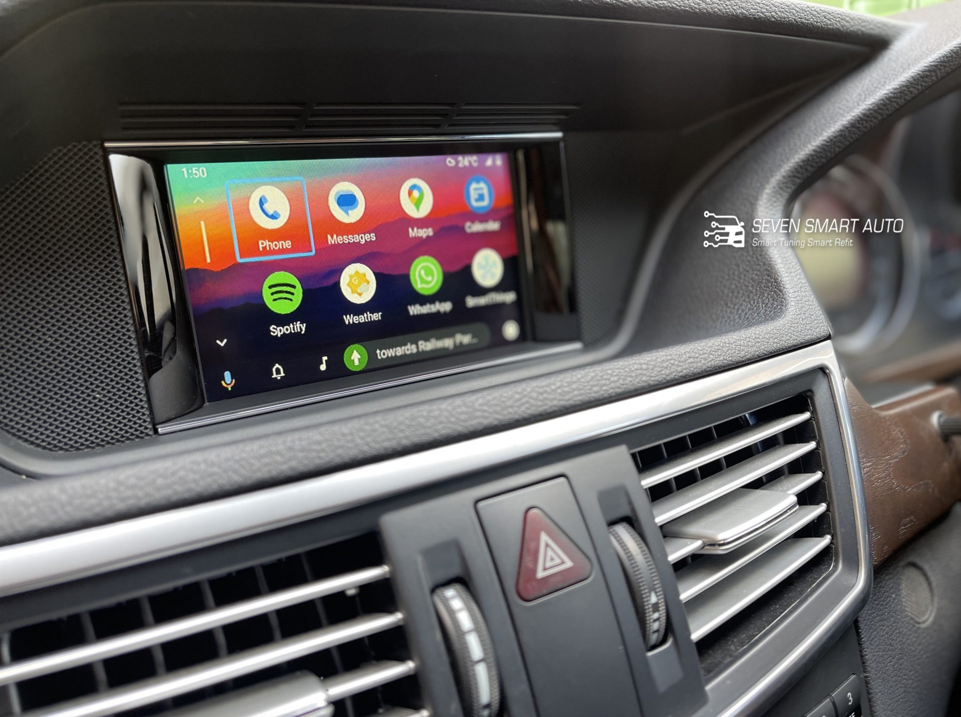 mercedes e w212 08-12 carplay android auto