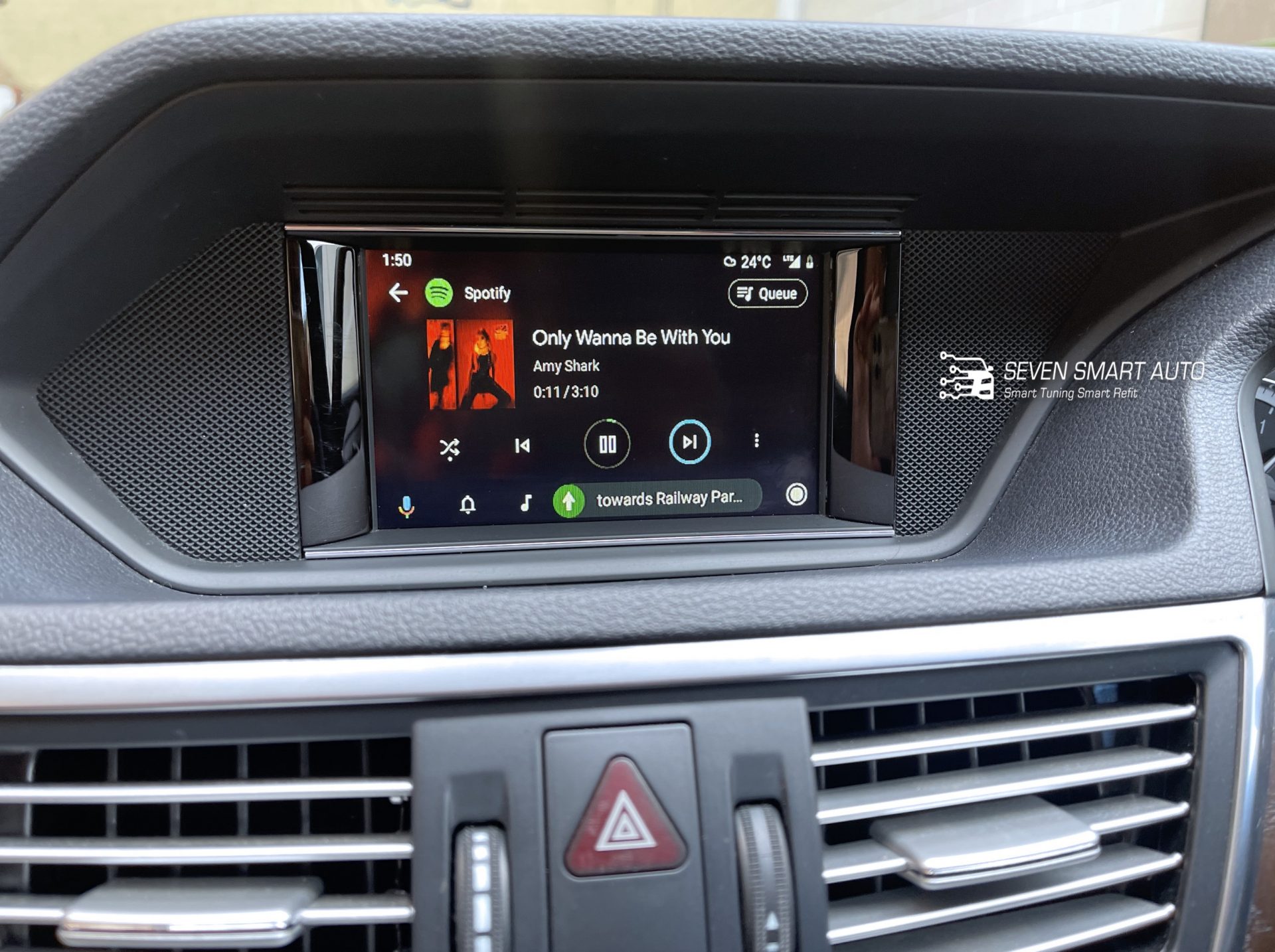 mercedes e w212 08-12 carplay android auto