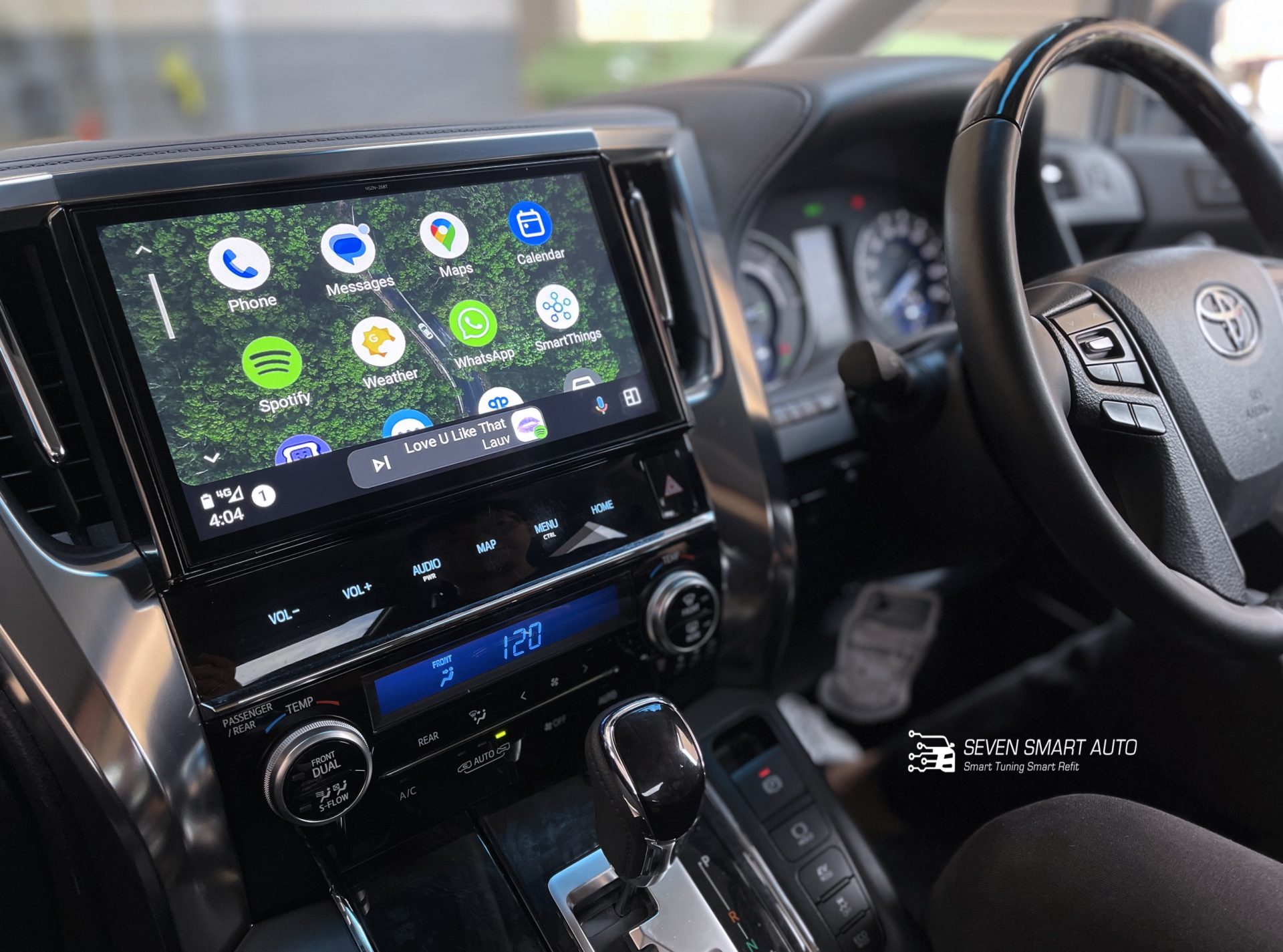 toyota alphard vellfire 15-19 fujitsu carplay android auto