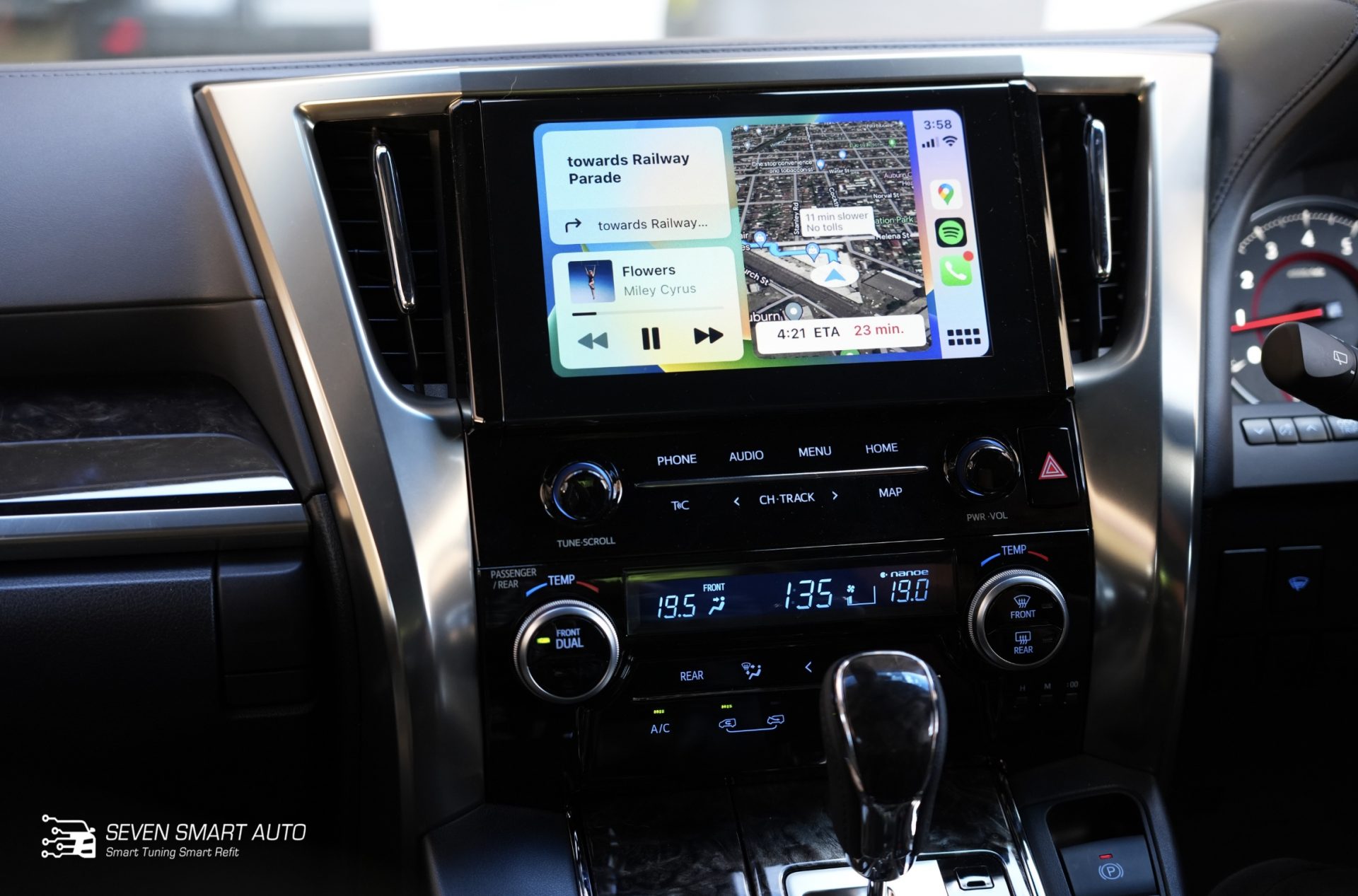 toyota alphard vellfire denso ten 20-23 carplay android auto