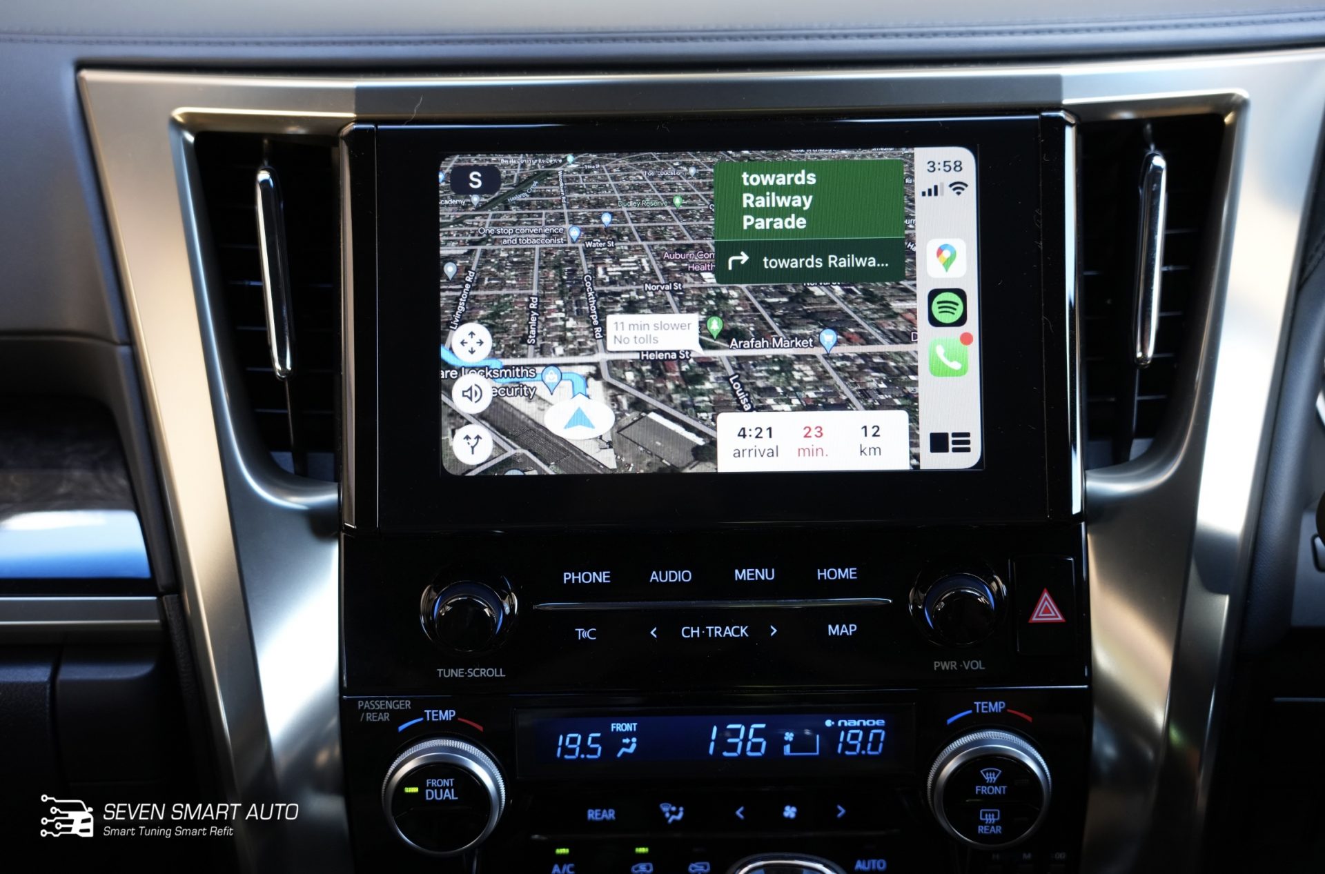 toyota alphard vellfire denso ten 20-23 carplay android auto