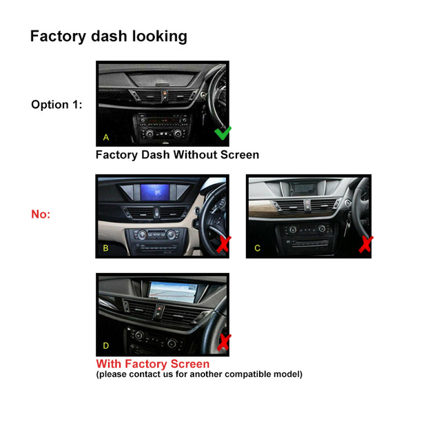 bmw x1 e84 10-15 carplay android auto