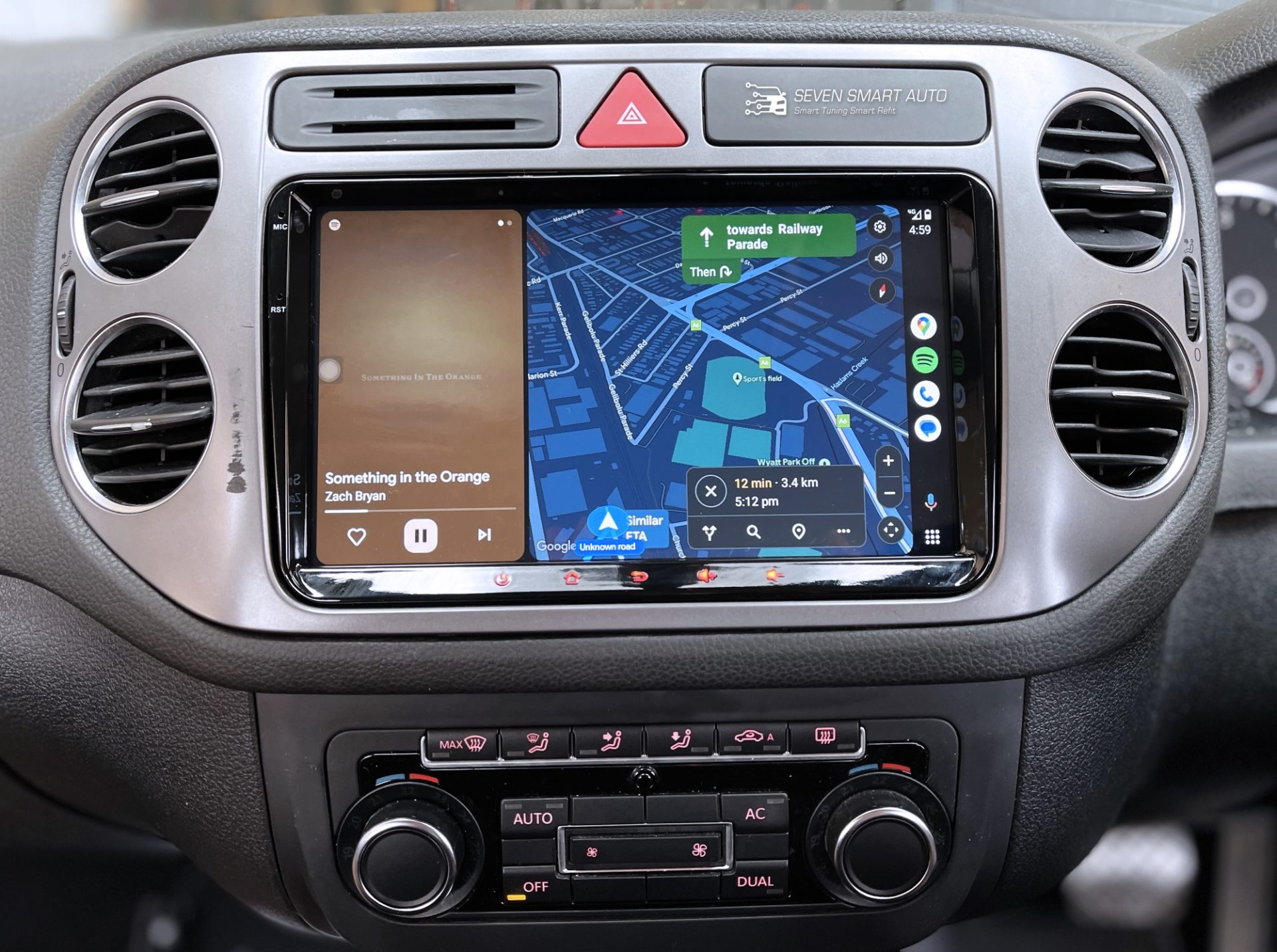 vw tiguan carplay android auto navigation