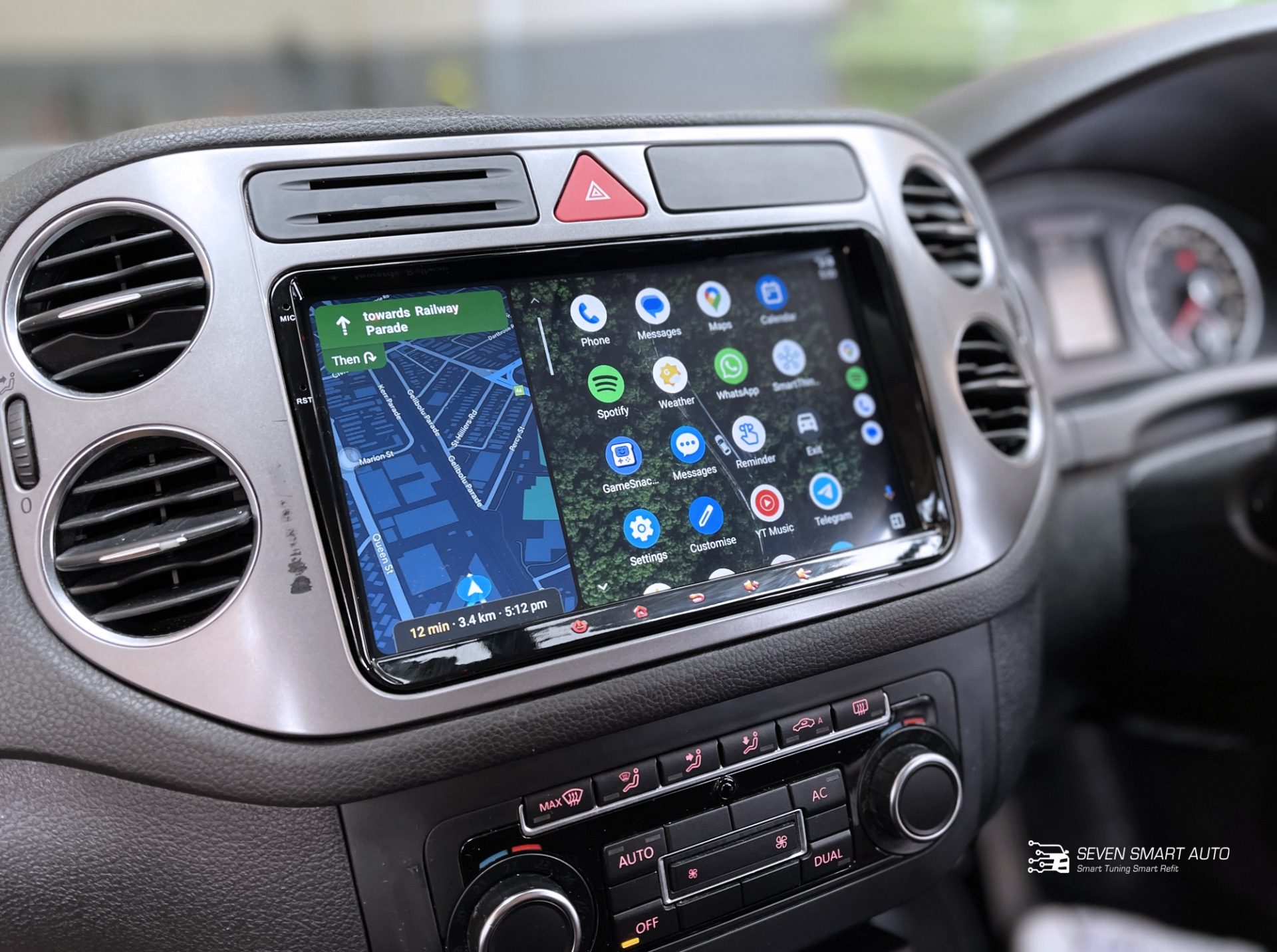 vw tiguan carplay android auto navigation