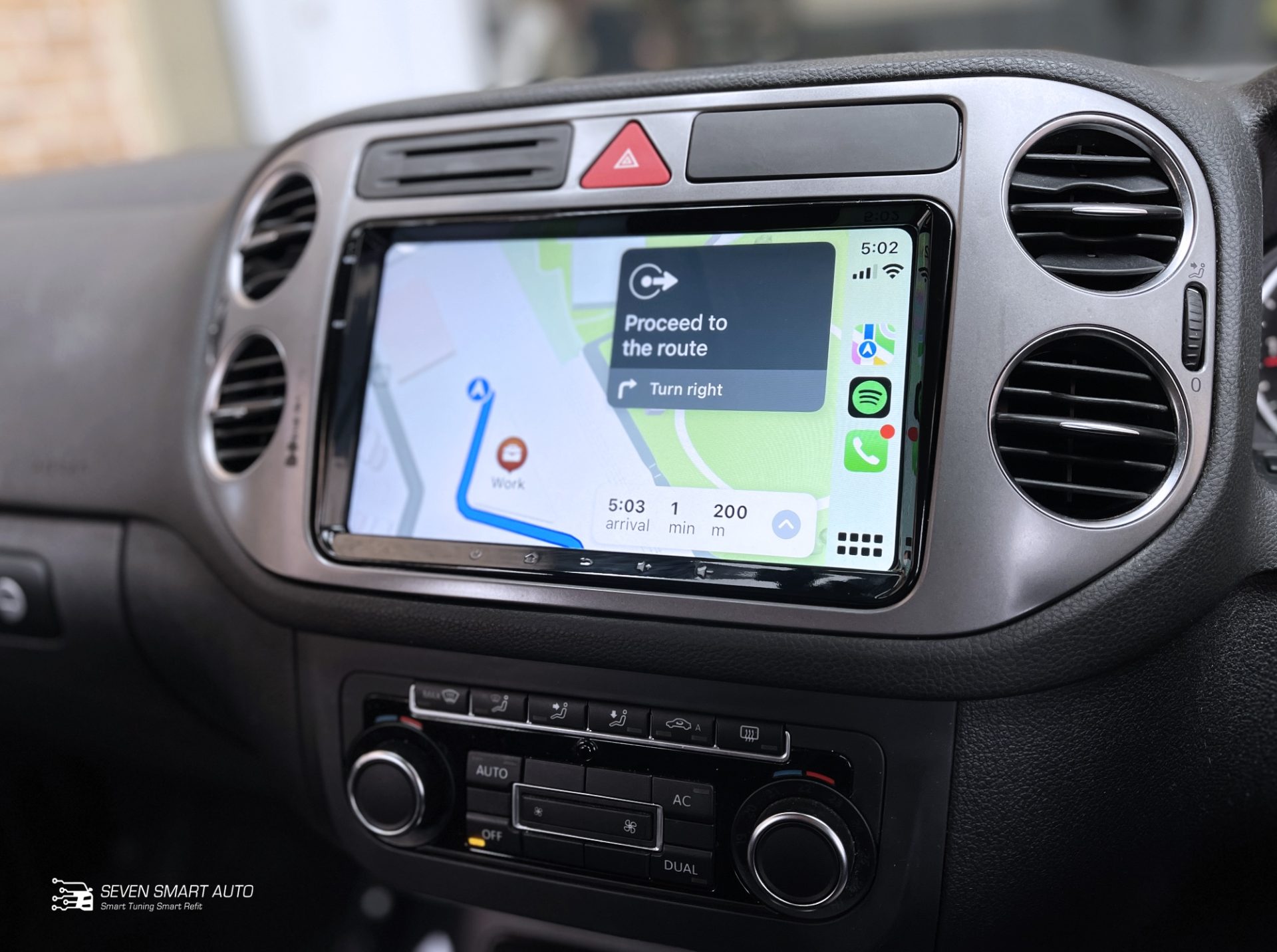vw tiguan carplay android auto navigation