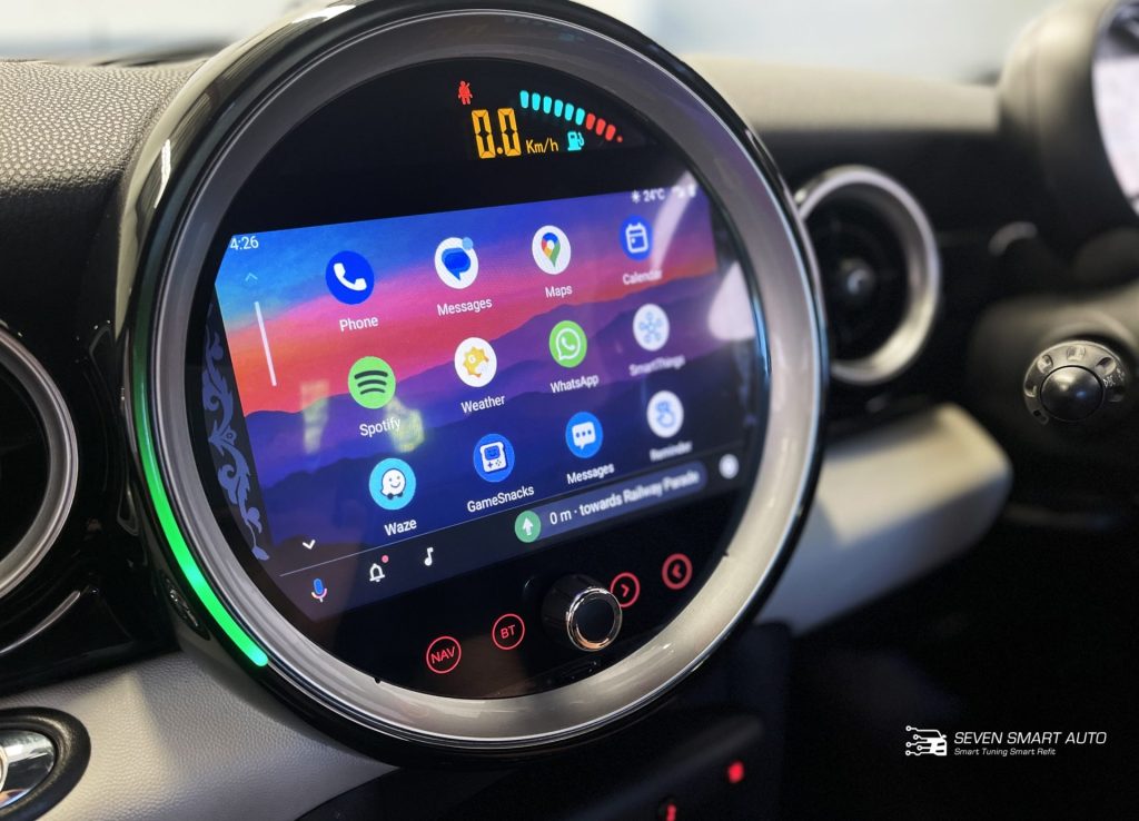 Mini R55/R56/R57 07-13 Infotainment Wireless CarPlay Android Auto ...