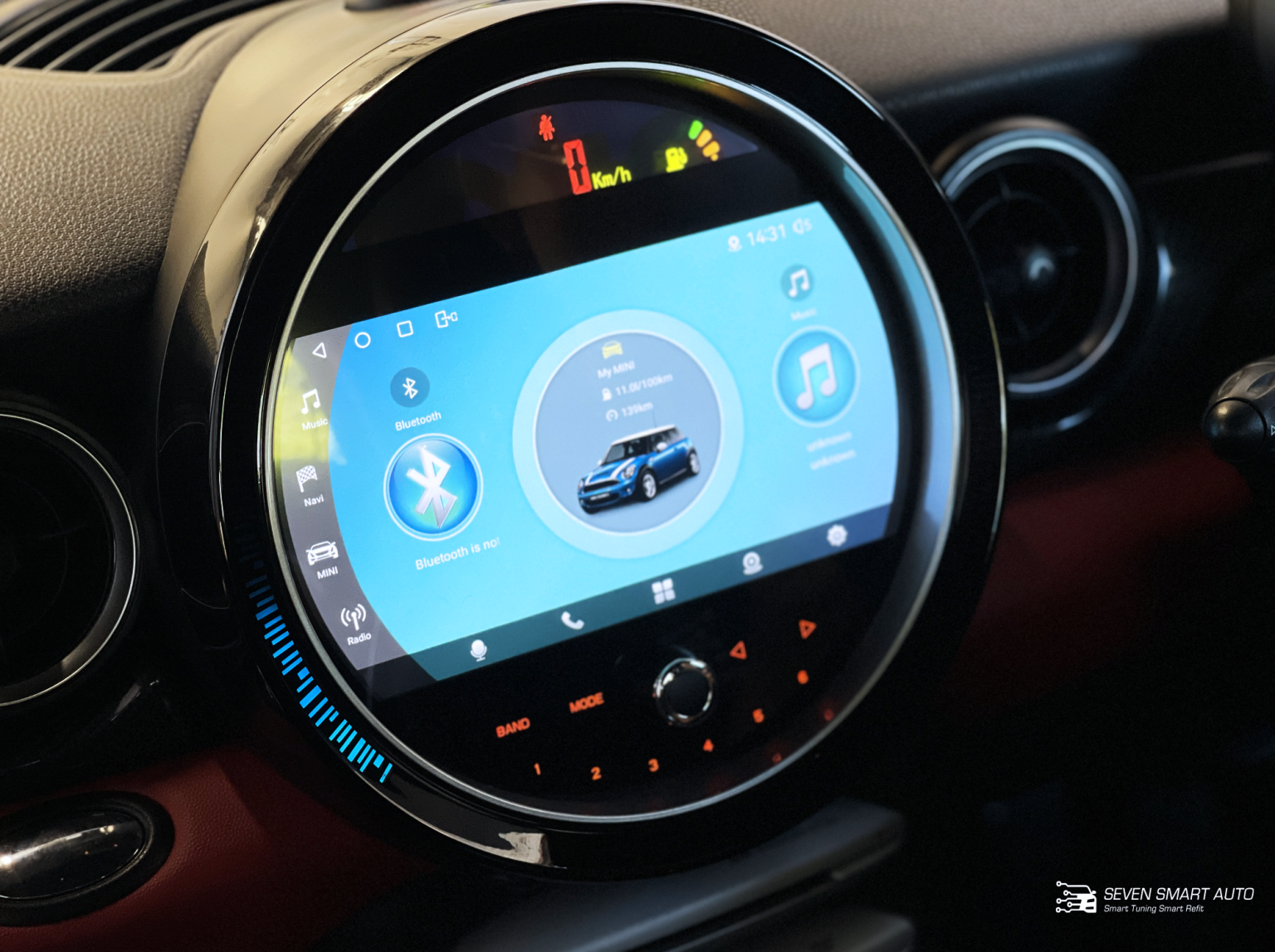 Mini R55/R56/R57 07-13 Infotainment Wireless CarPlay Android Auto ...