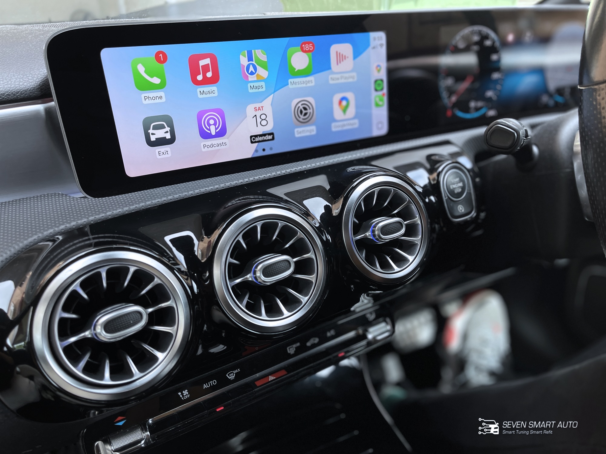 Mercedes A w177 cla c118 18-20 carplay Android auto