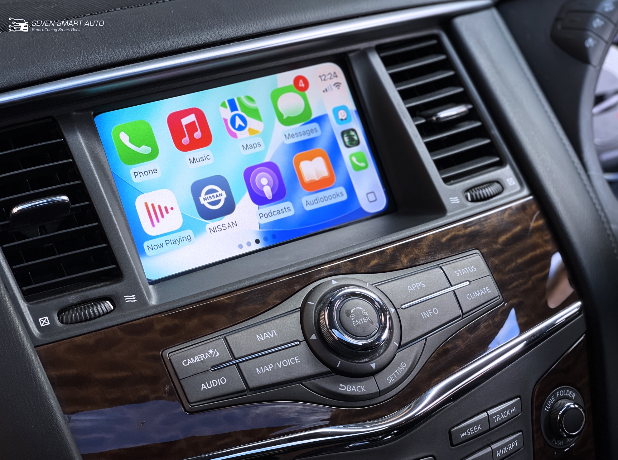 Nissan Patrol 17-19 carplay android auto