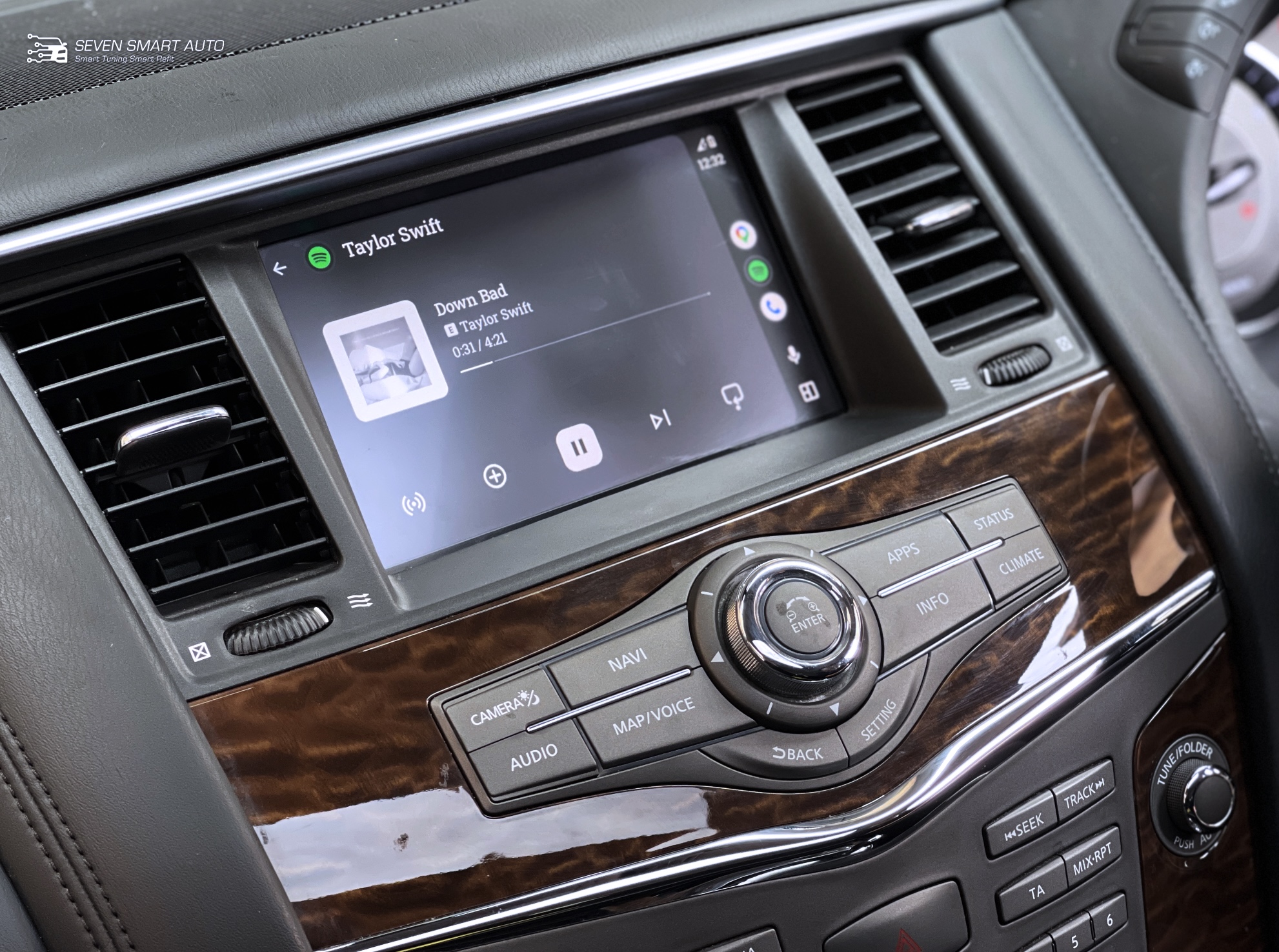 Nissan Patrol 17-19 carplay android auto