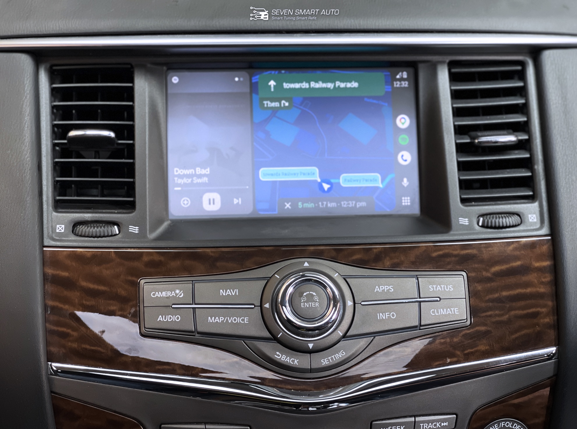 Nissan Patrol 17-19 carplay android auto