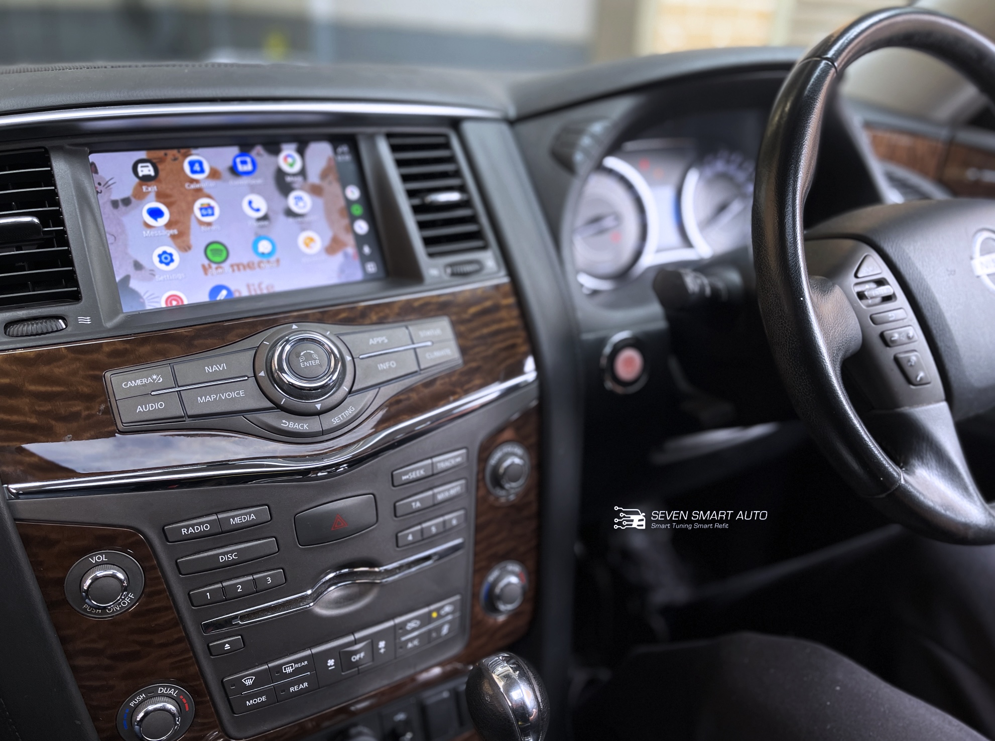 Nissan Patrol 17-19 carplay android auto