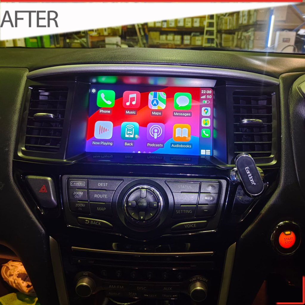 Nakamichi Nissan Pathfinder 13-16 CarPlay Android Auto Infotainment ...